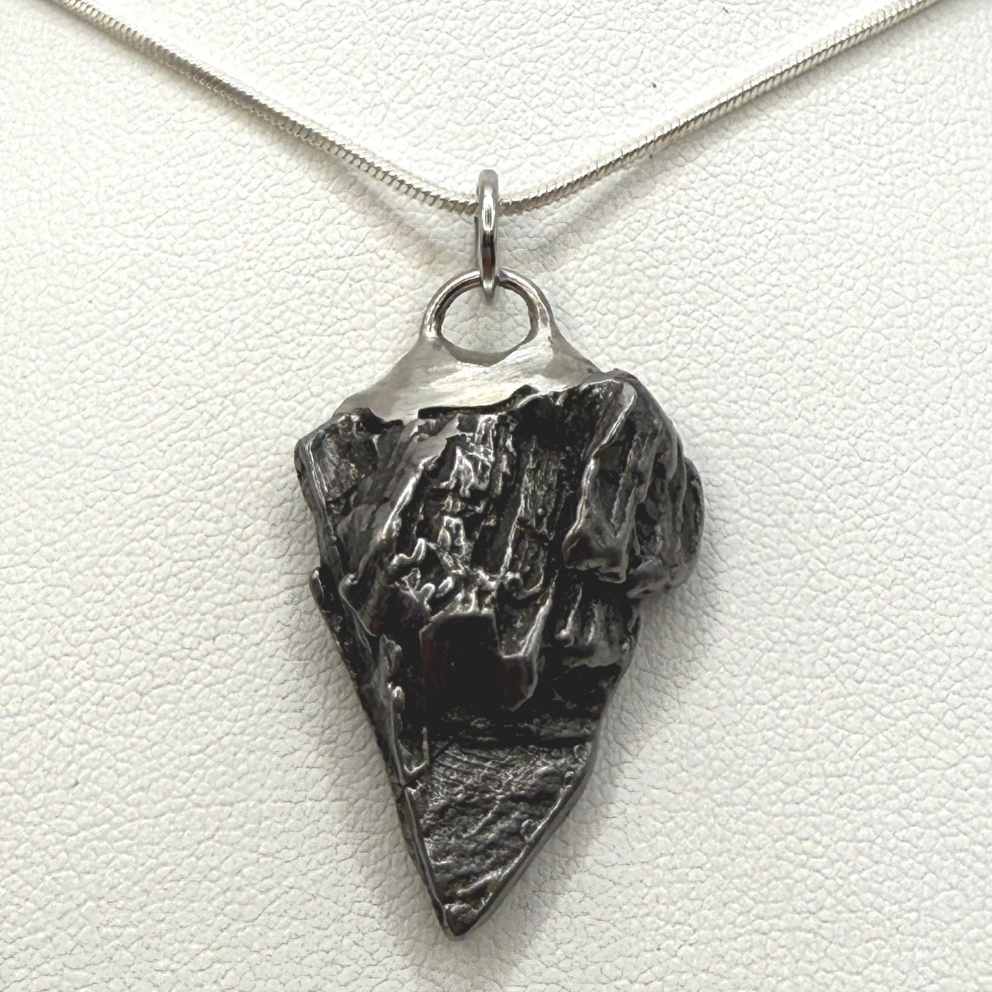 Aletai Meteorite Pendant: Authentic Space Jewelry, Cosmic Jewelry, 12.91g