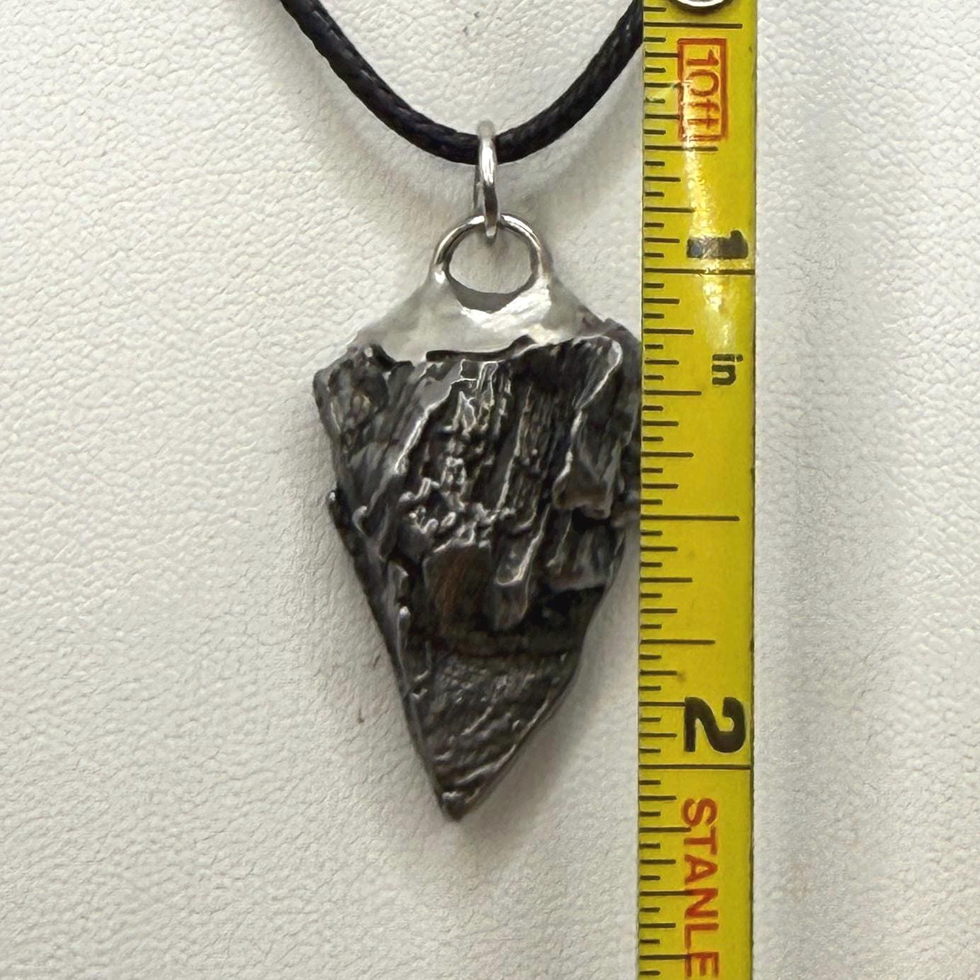 Aletai Meteorite Pendant: Authentic Space Jewelry, Cosmic Jewelry, 12.91g