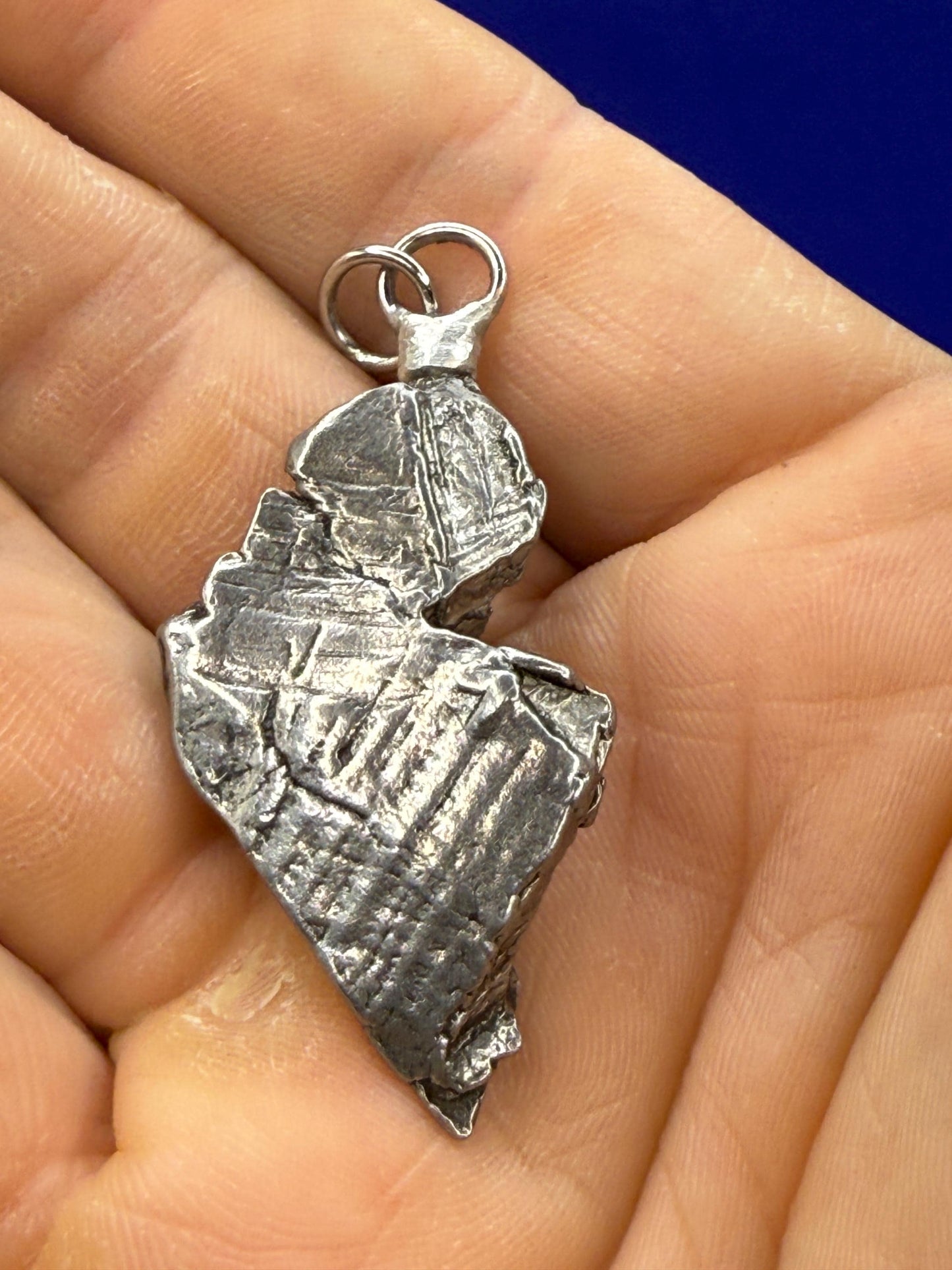 Aletai Meteorite Pendant: Authentic Space Jewelry, Cosmic Jewelry, 15.20g