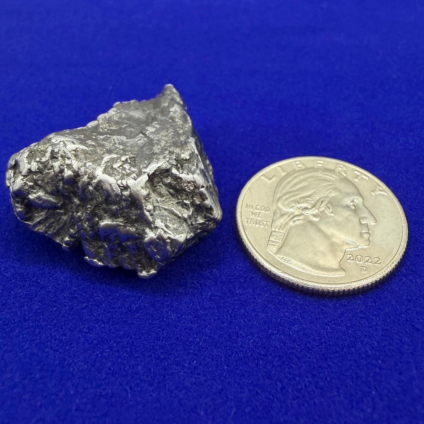 Uruacu Iron Meteorite Specimen: Space Gift, Authentic Meteorite, Brazil, 43.83 grams