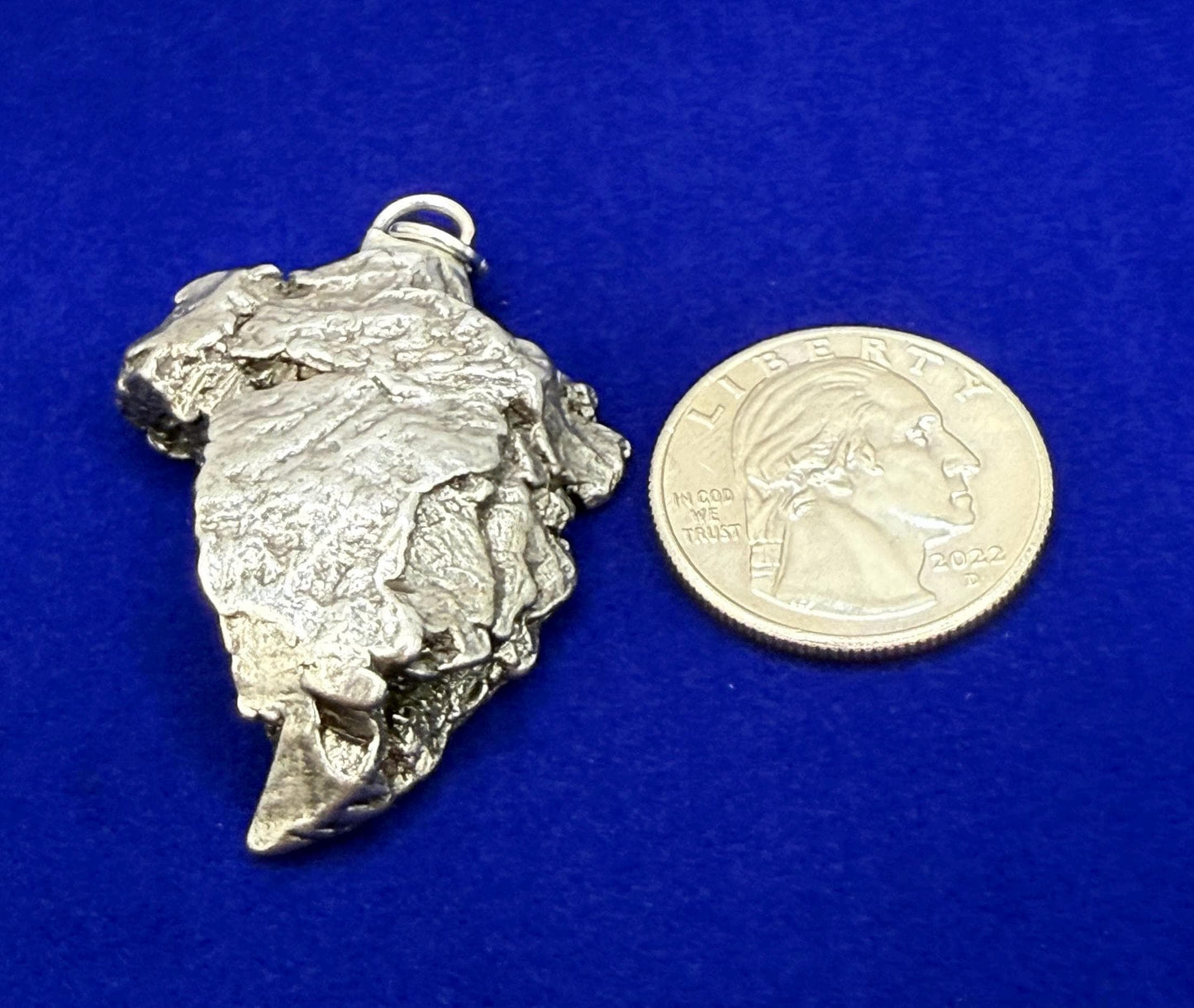 Aletai Meteorite Pendant: Authentic Space Jewelry, Cosmic Jewelry, 33.68g