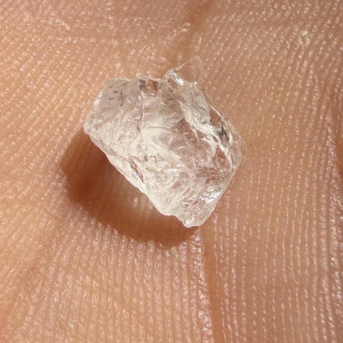 Nigerian Phenacite Crystal: Authentic Gemstone for Meditation 0.37g/1.85ct