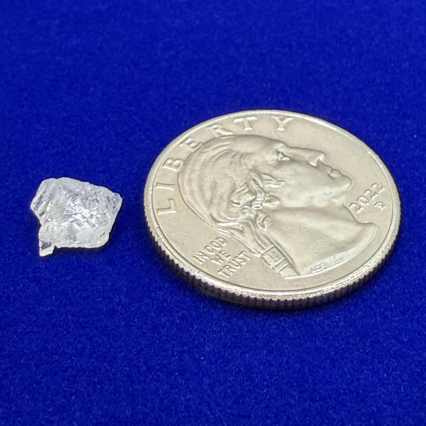 Nigerian Phenacite Crystal: Authentic Gemstone for Meditation 0.37g/1.85ct