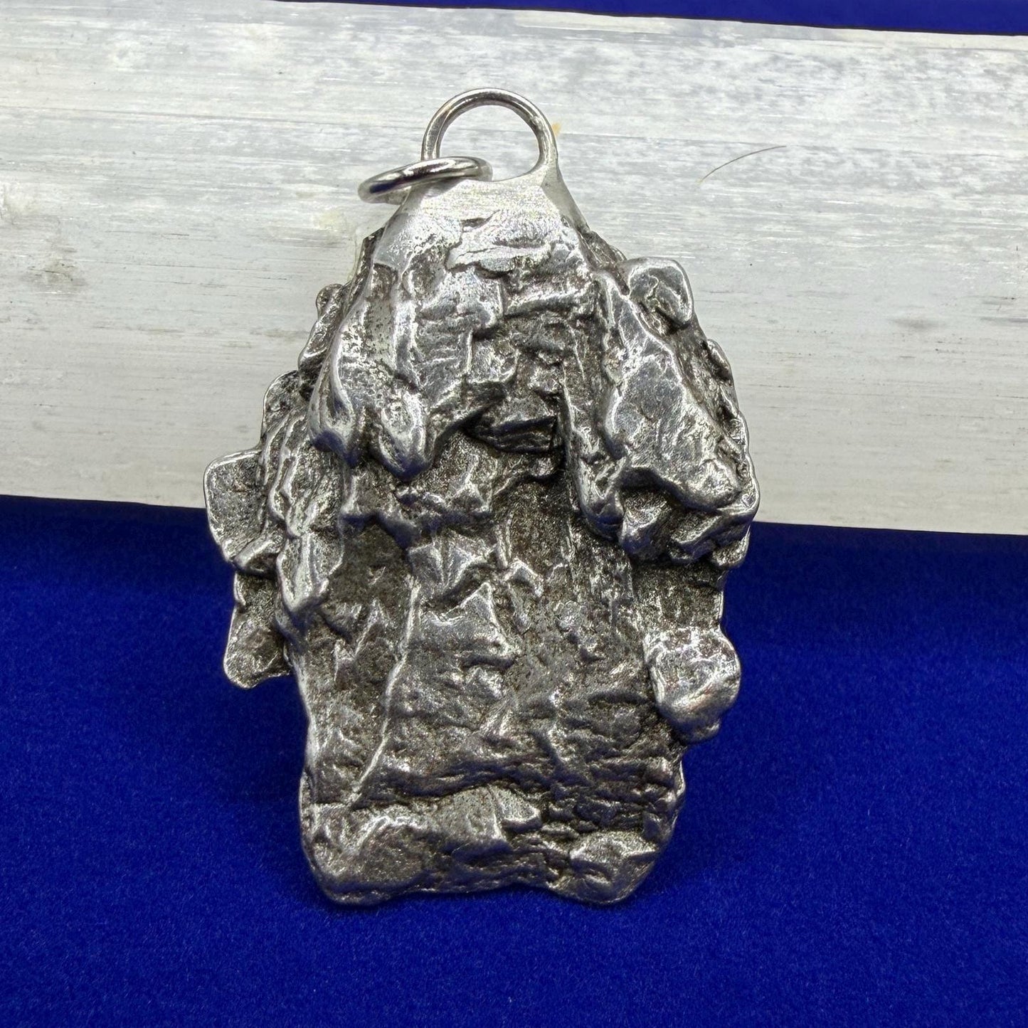 Campo del Cielo Meteorite Pendant: Authentic Iron Meteorite Jewelry, Space Gift, 20.91 grams