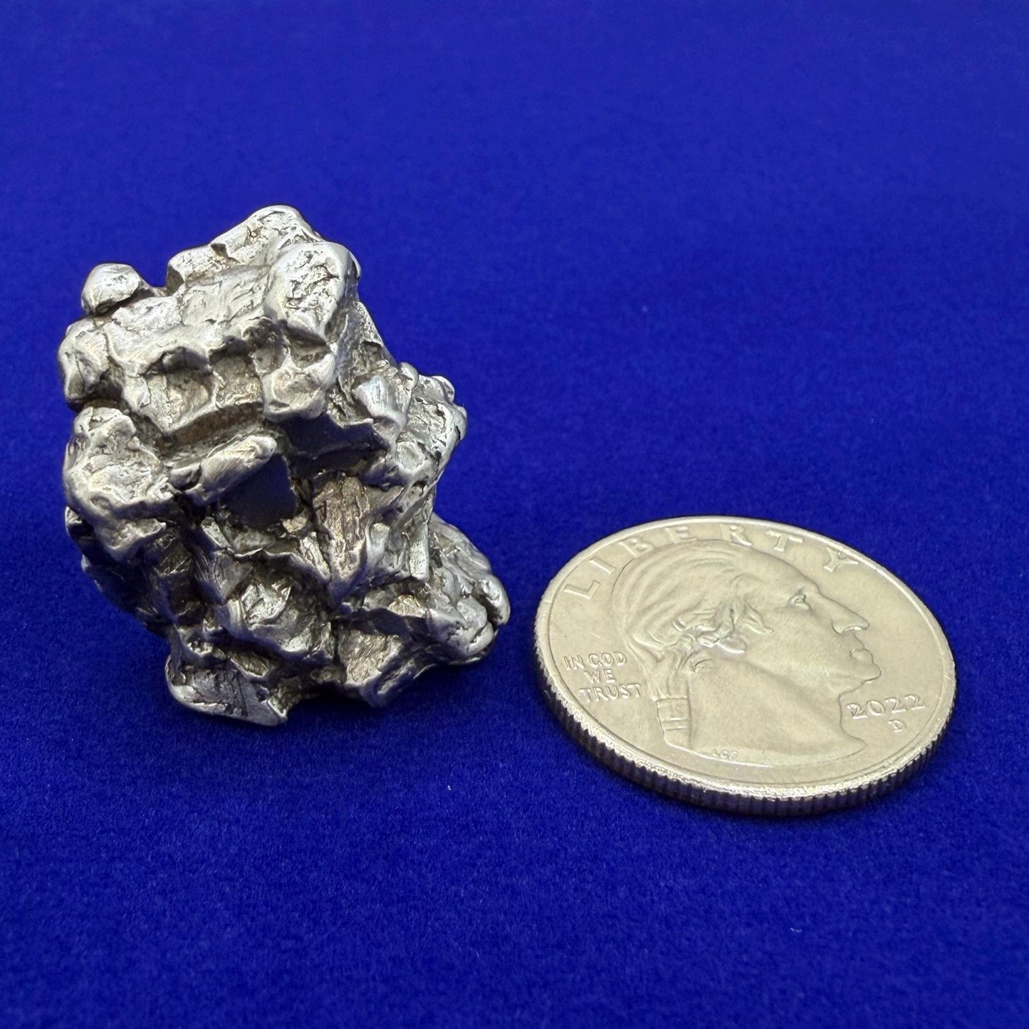Uruacu Iron Meteorite Specimen: Space Gift, Authentic Meteorite, Brazil, 38.73 Grams