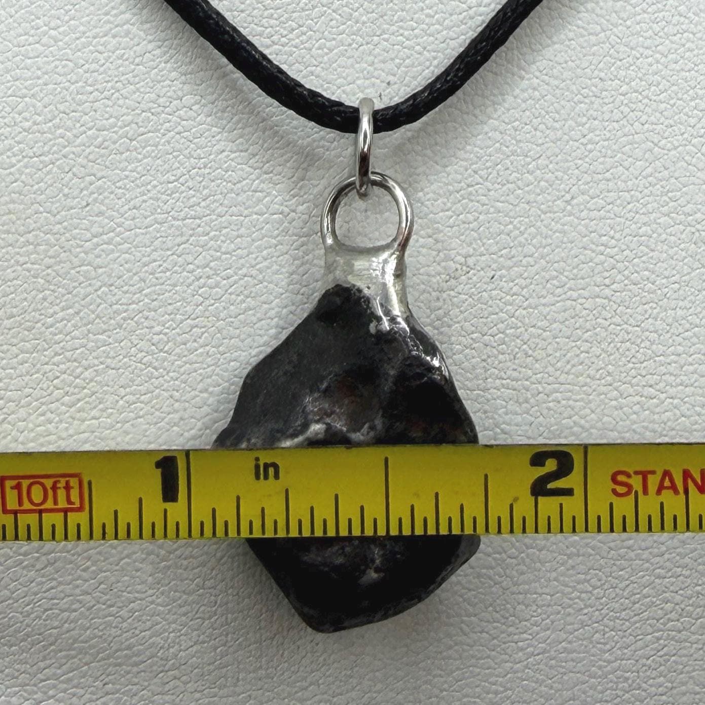 Agoudal Iron Meteorite Pendant: Handmade Astronomy Space Gift, Cosmic Pendant, 11.45 grams