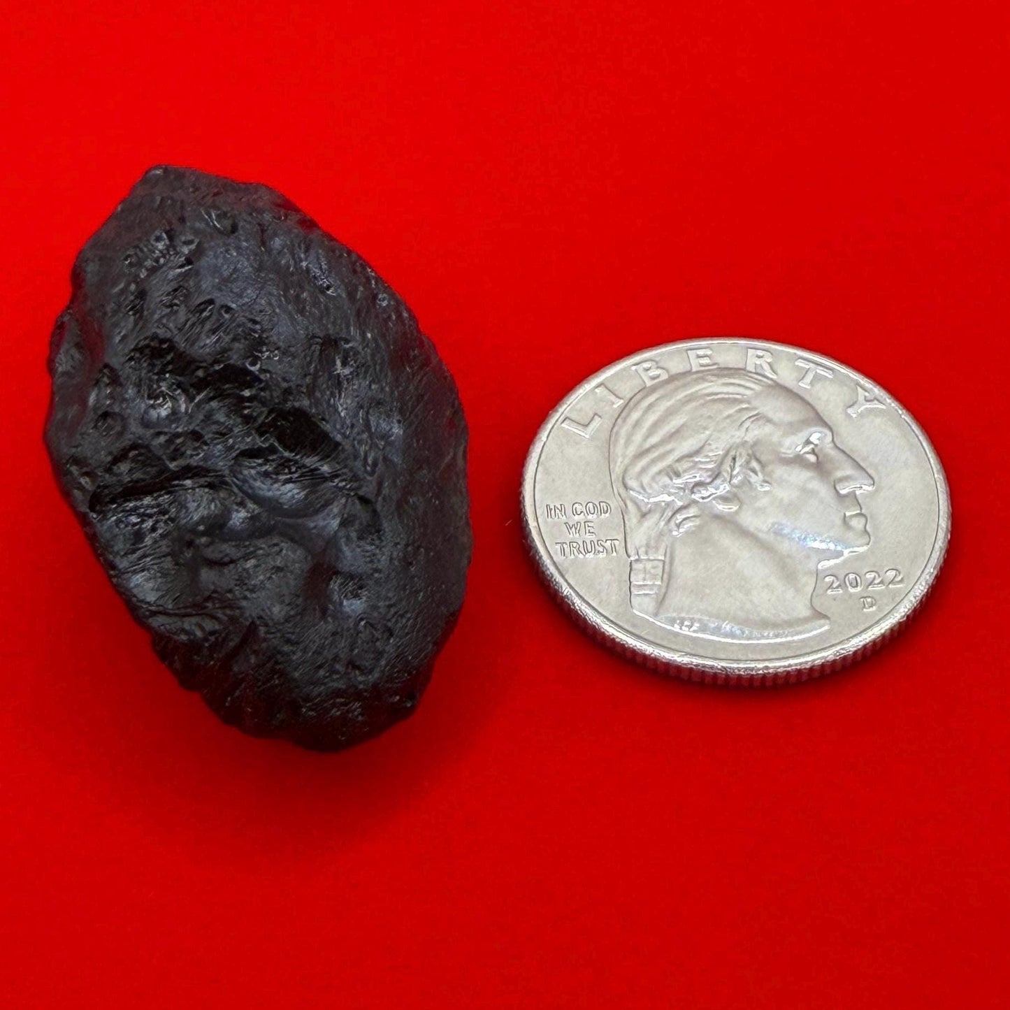 Indonesian Tektite: Indochinite Impactite, Energy Work Stone, 15.48 grams