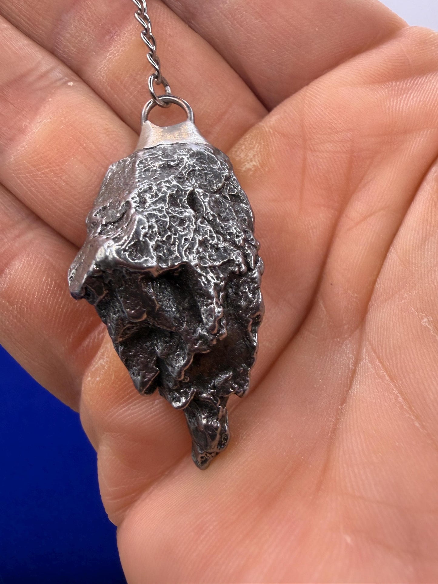 Campo del Cielo Meteorite Pendulum, Rare Cosmic Divination Tool, Crystal Healing Gift, 30.65g