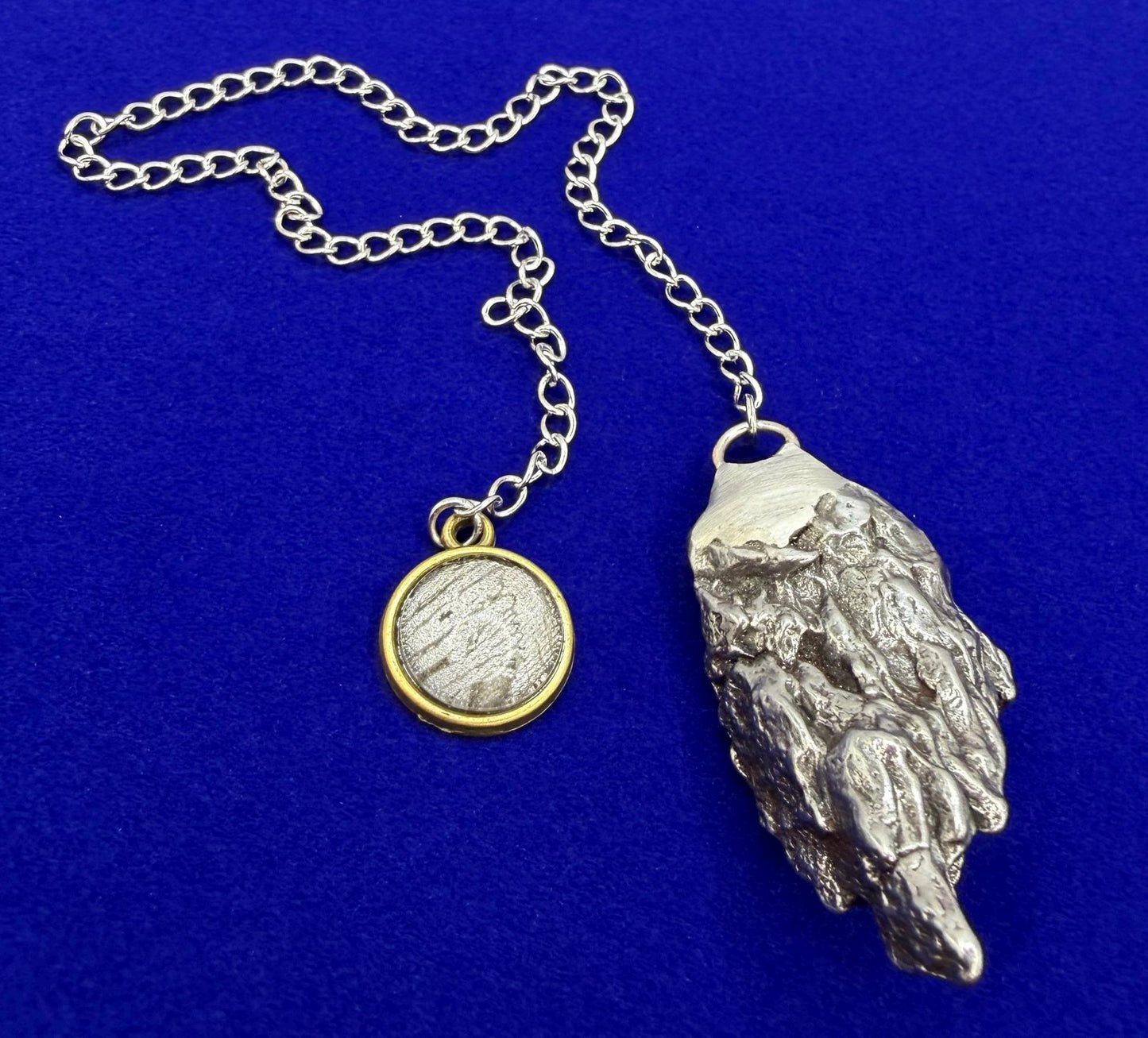 Campo del Cielo Meteorite Pendulum, Rare Cosmic Divination Tool, Crystal Healing Gift, 30.65g