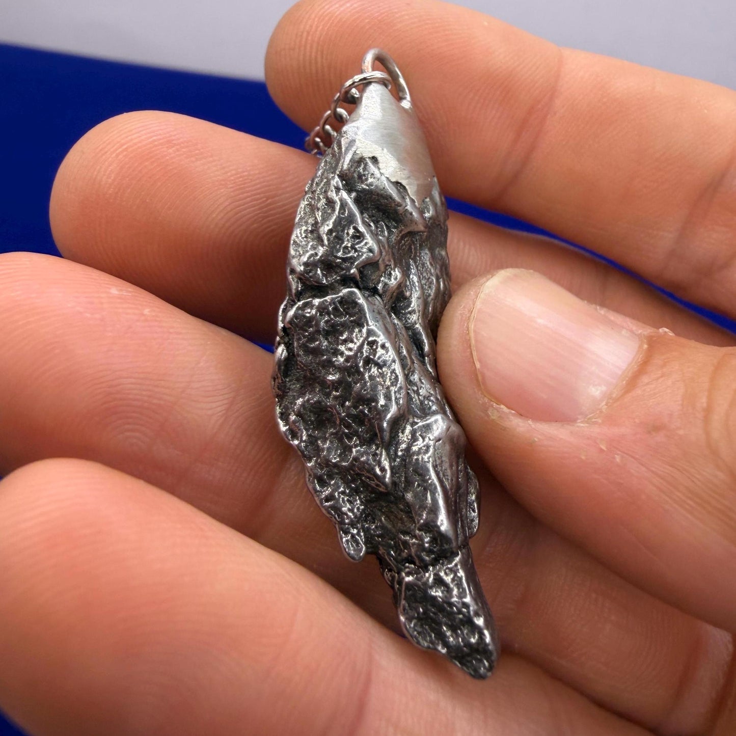 Campo del Cielo Meteorite Pendulum, Rare Cosmic Divination Tool, Crystal Healing Gift, 30.65g