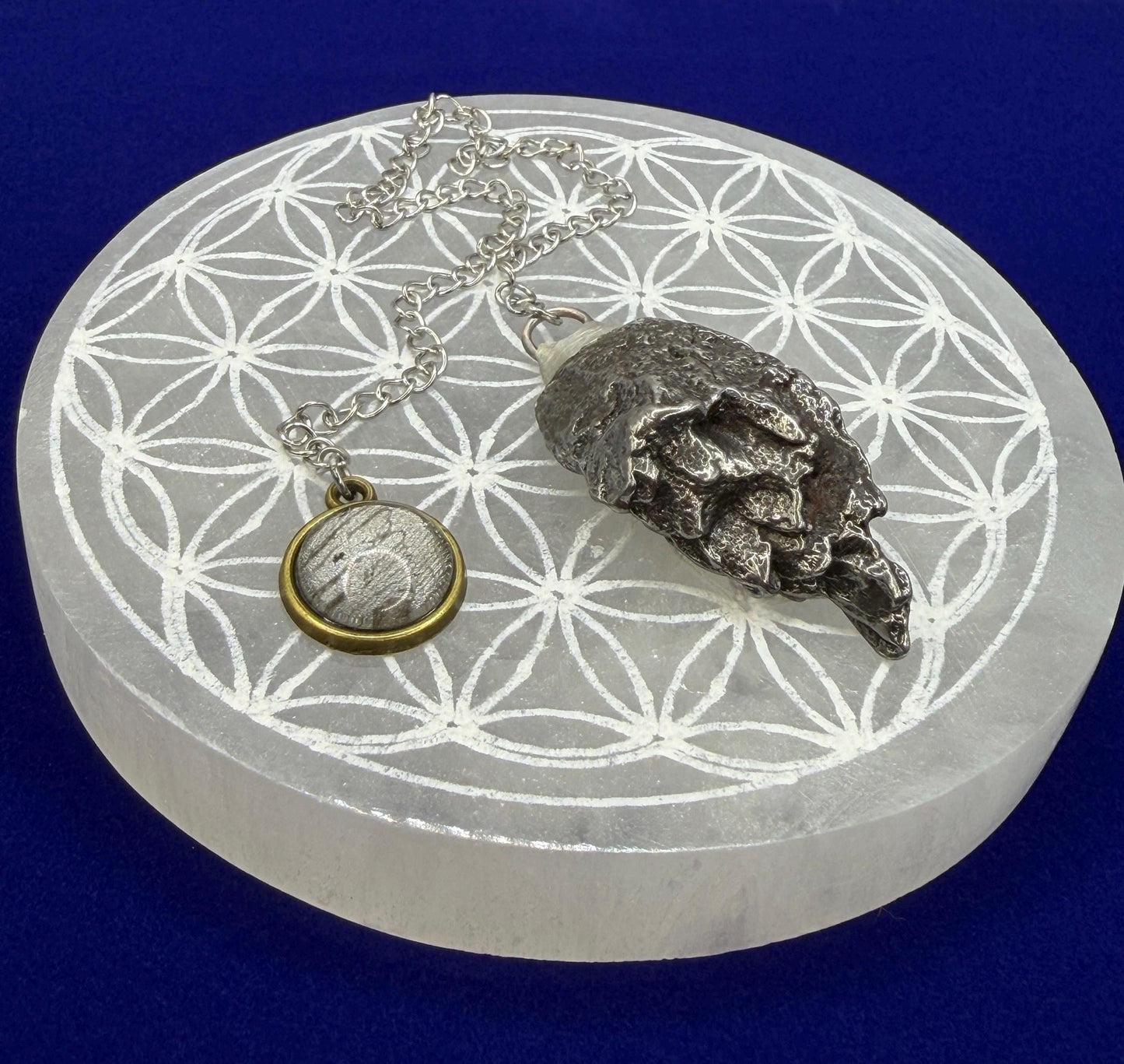 Campo del Cielo Meteorite Pendulum, Rare Cosmic Divination Tool, Crystal Healing Gift, 30.65g