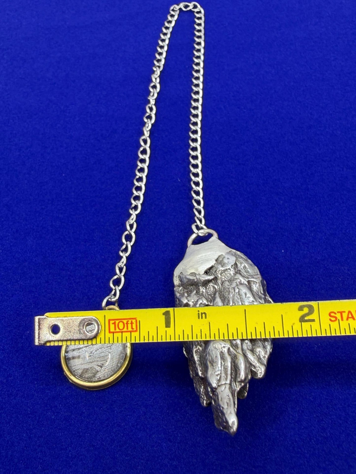Campo del Cielo Meteorite Pendulum, Rare Cosmic Divination Tool, Crystal Healing Gift, 30.65g