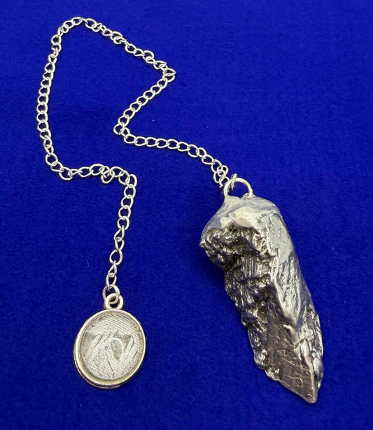 Aletai Meteorite Pendulum: Authentic Iron Meteorite, Divination Tool, 47.36 grams