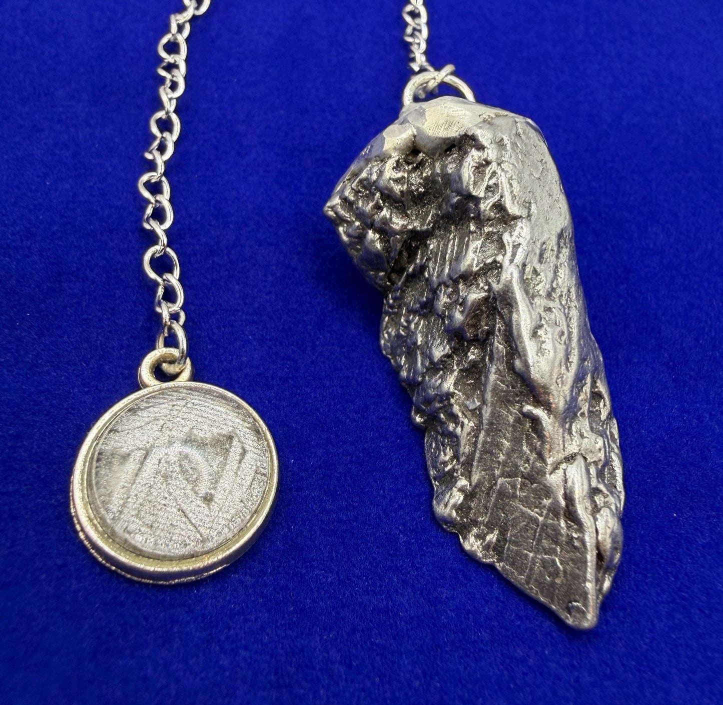 Aletai Meteorite Pendulum: Authentic Iron Meteorite, Divination Tool, 47.36 grams