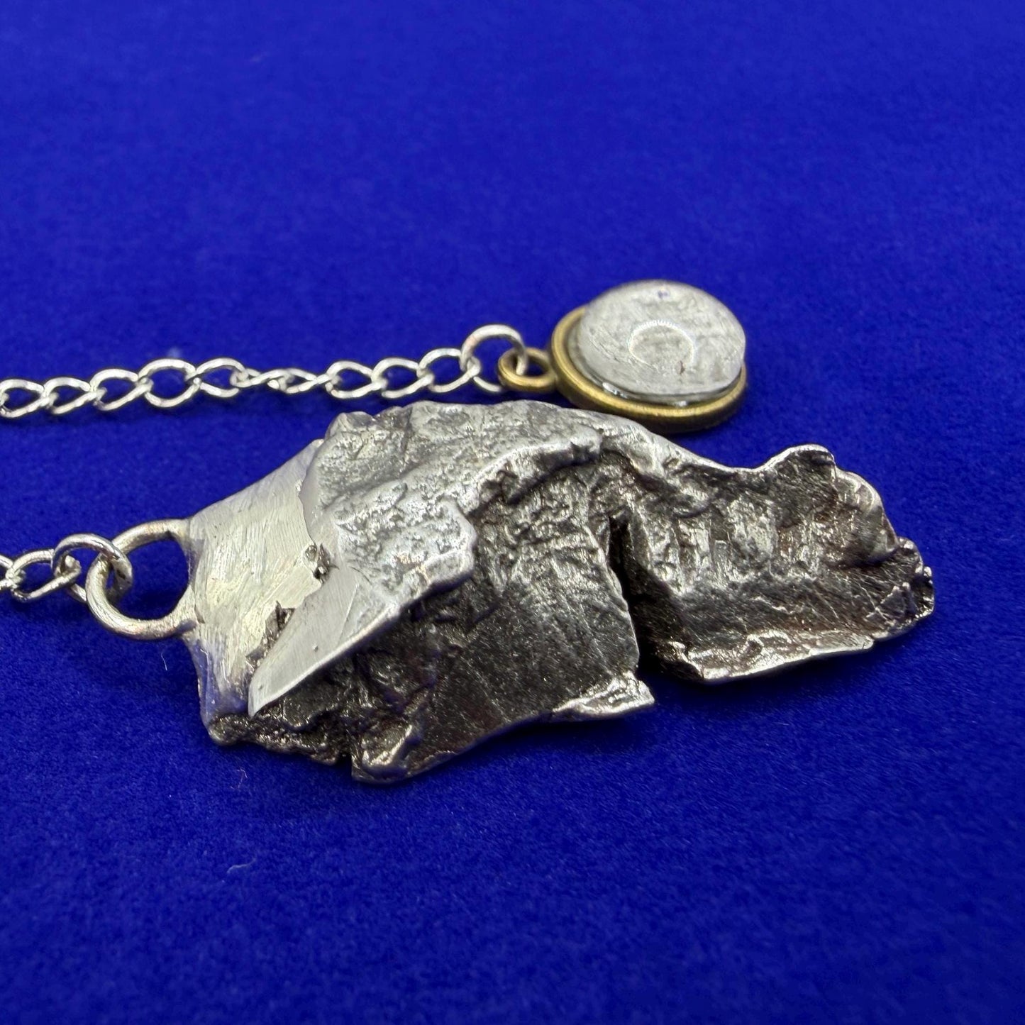 Aletai Meteorite Pendulum: Authentic Iron Meteorite, Divination Tool, 24.08 grams