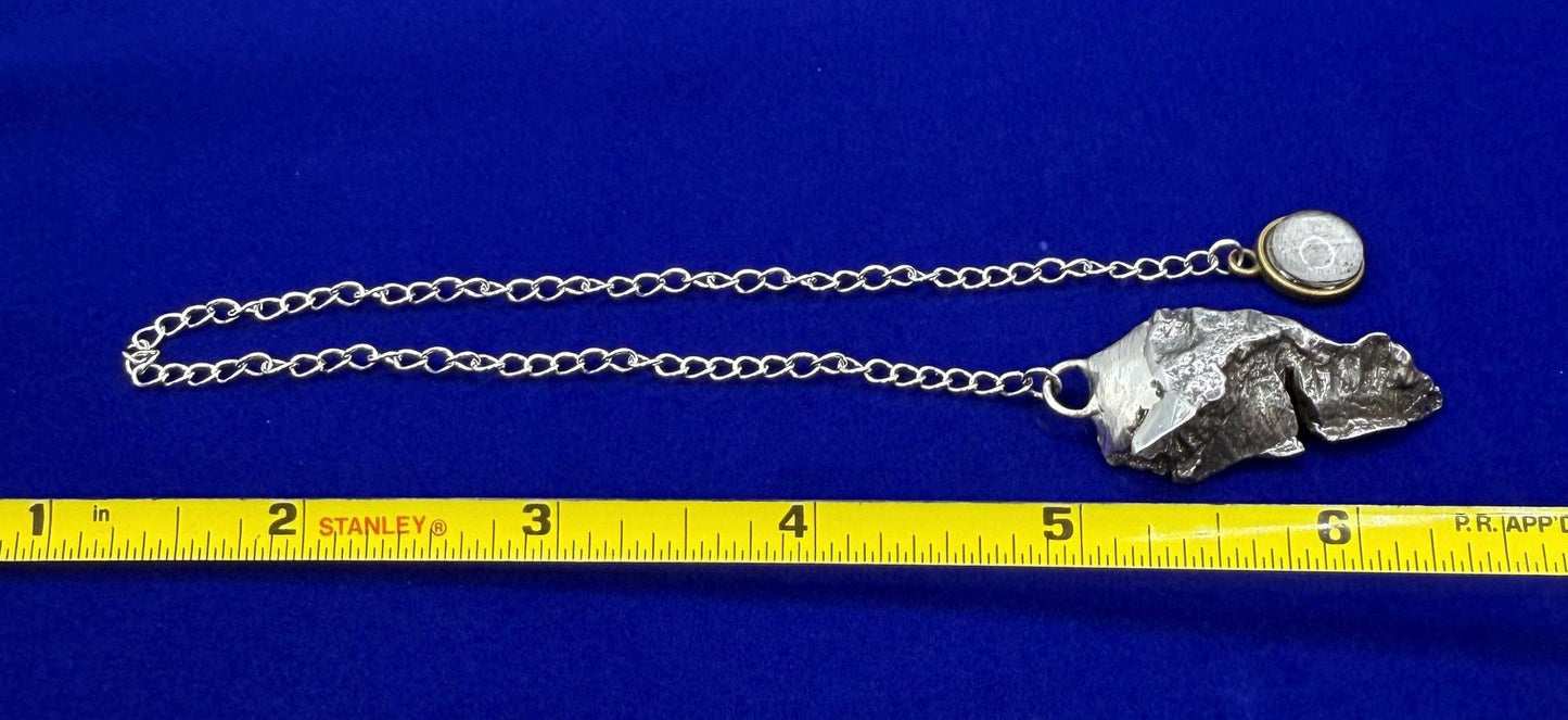 Aletai Meteorite Pendulum: Authentic Iron Meteorite, Divination Tool, 24.08 grams