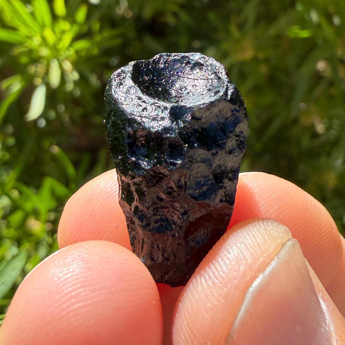 Indochinite Tektite: Indonesian Tektite, Energy Work Stone, 4.53 grams