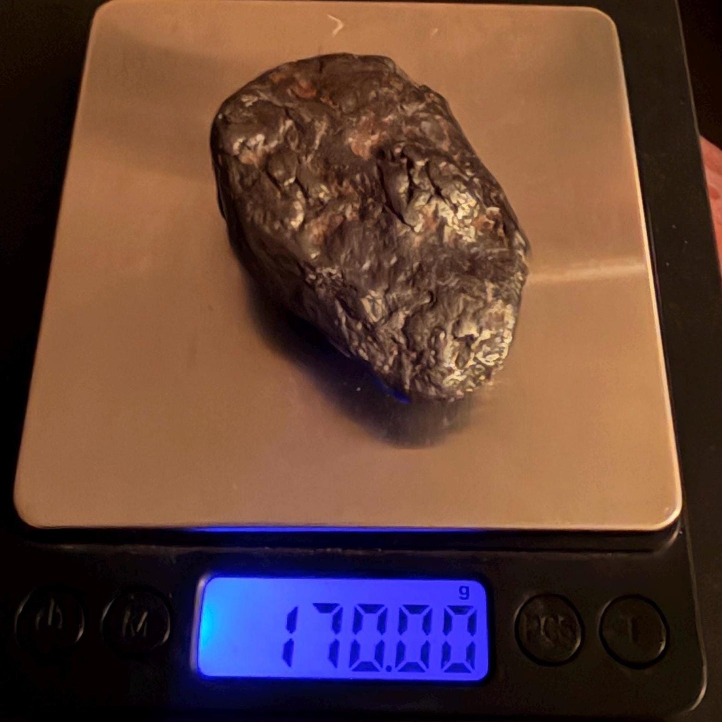 Uruacu Iron Meteorite: Rare IAB Specimen, Brazil, Astronomy Gift, 170g