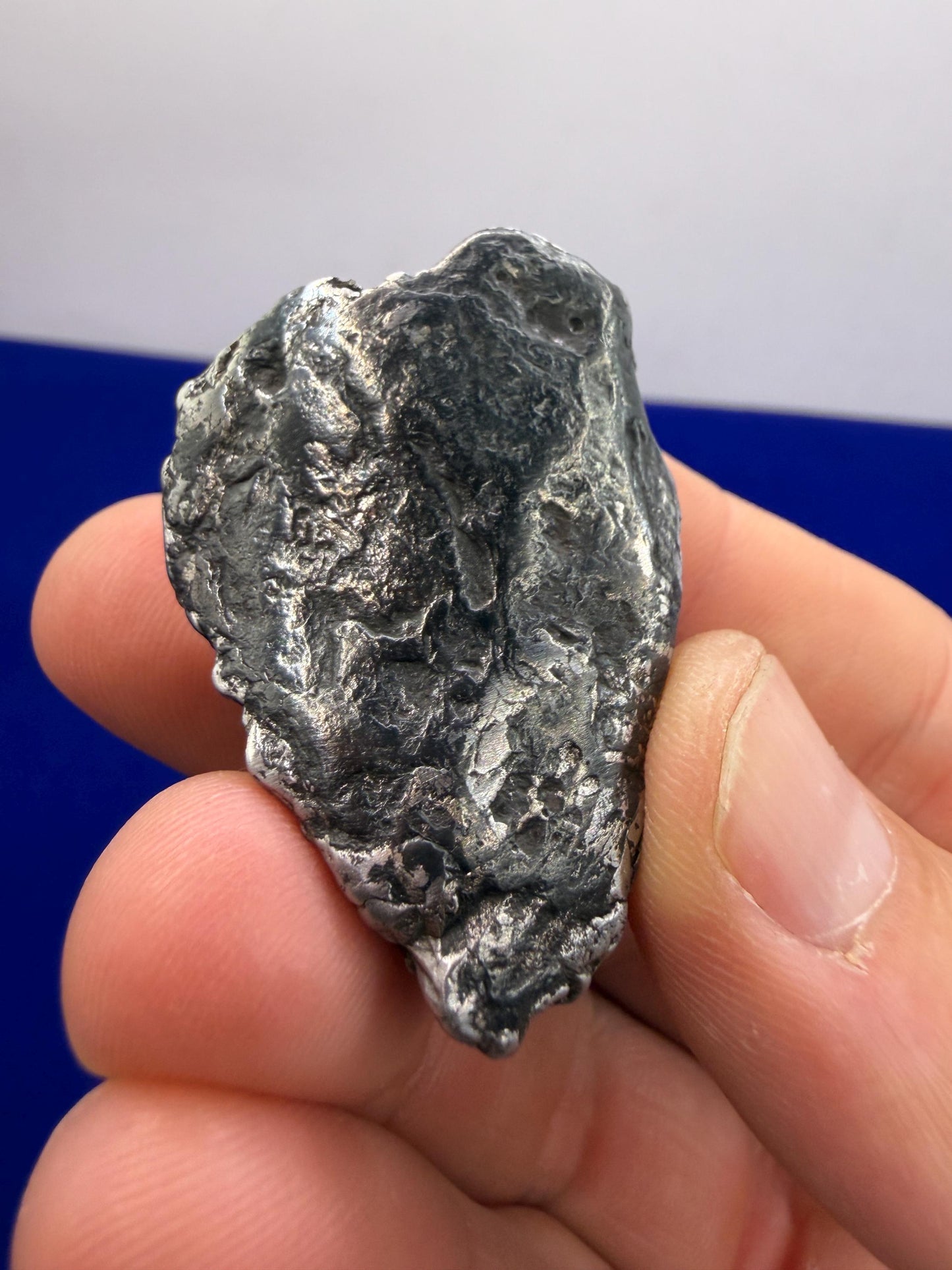 Uruacu Iron Meteorite Specimen: Space Gift, Authentic Meteorite, Brazil, 53.38 grams