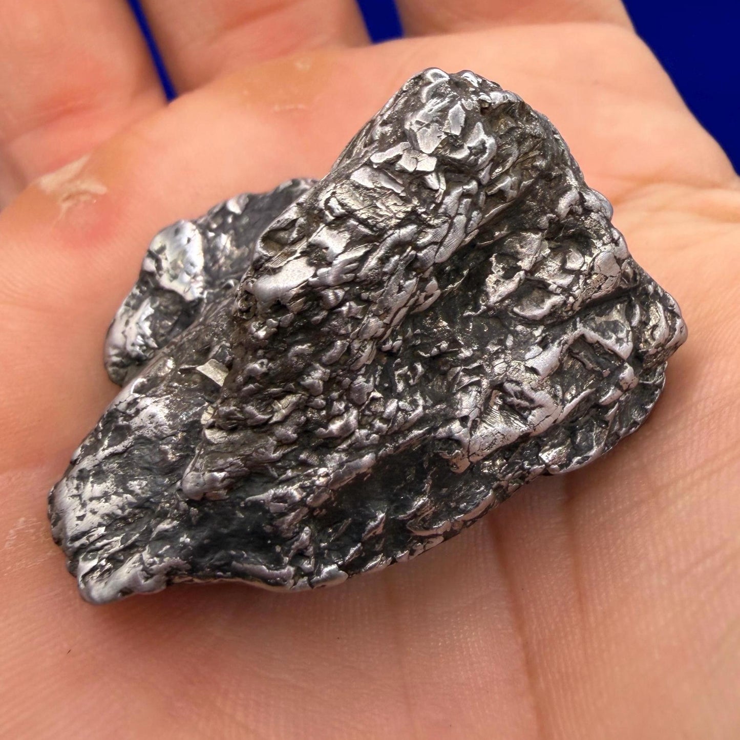 Uruacu Iron Meteorite Specimen: Space Gift, Authentic Meteorite, Brazil, 53.38 grams