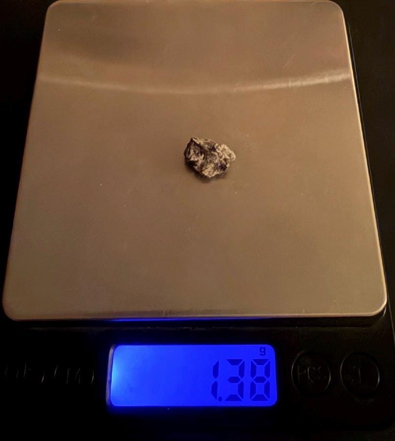 Rare NWA 7611 Meteorite - Lunar Classified, Possibly Mercurian Origin, Cosmic Collector’s Gem, 1.38g