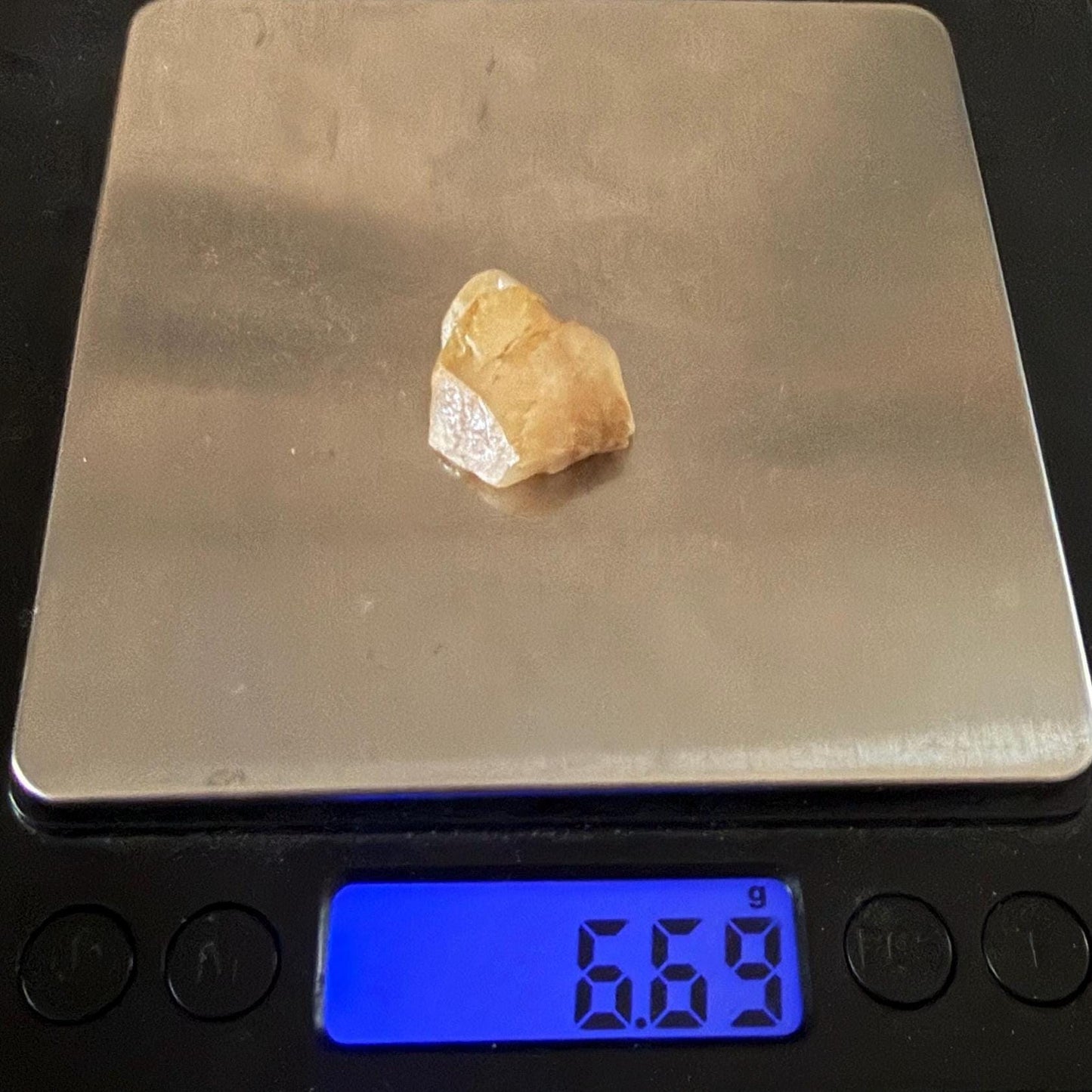 Golden Brazilian Phenacite Crystal: High-Vibration Gemstone, Reiki Energy Work, 6.69g/33.45ct