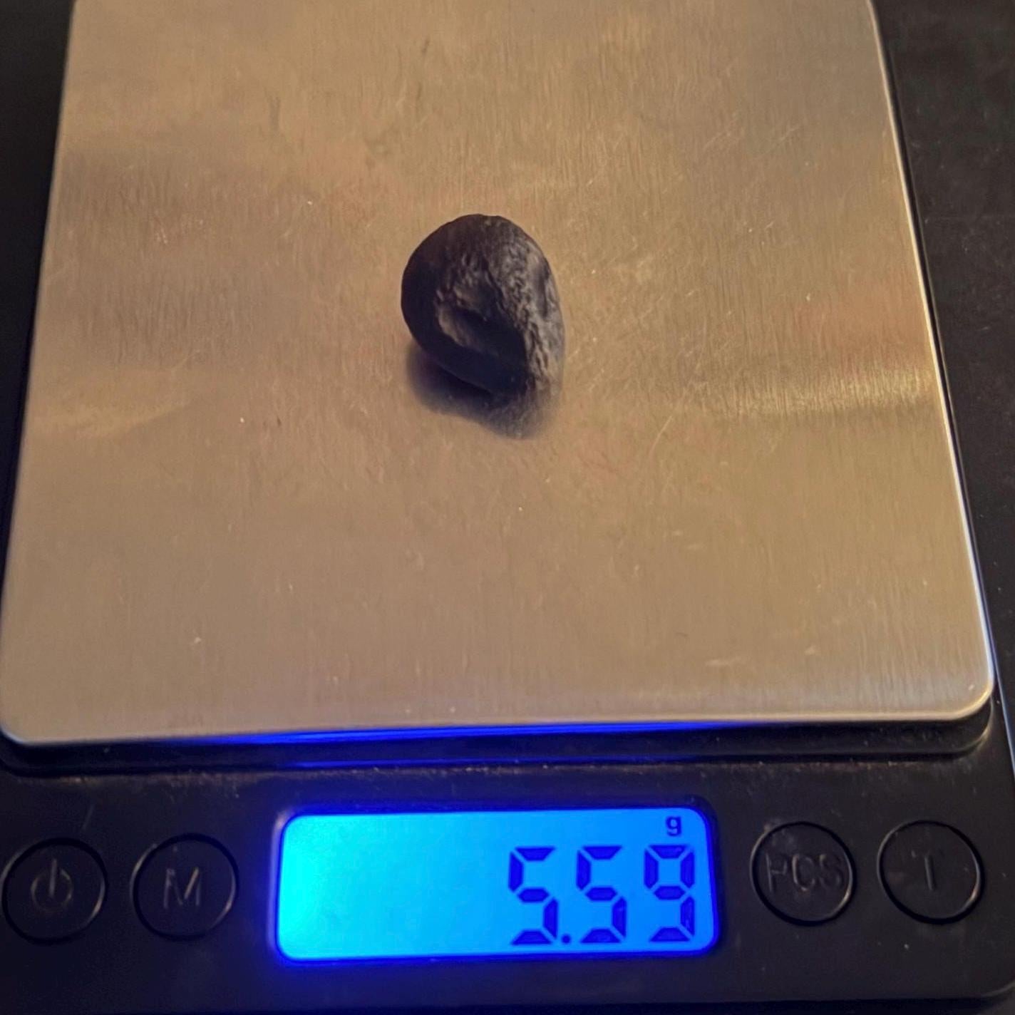 Saffordite Stone: Rare Cintamani, Arizona Tektite - 5.59 Grams