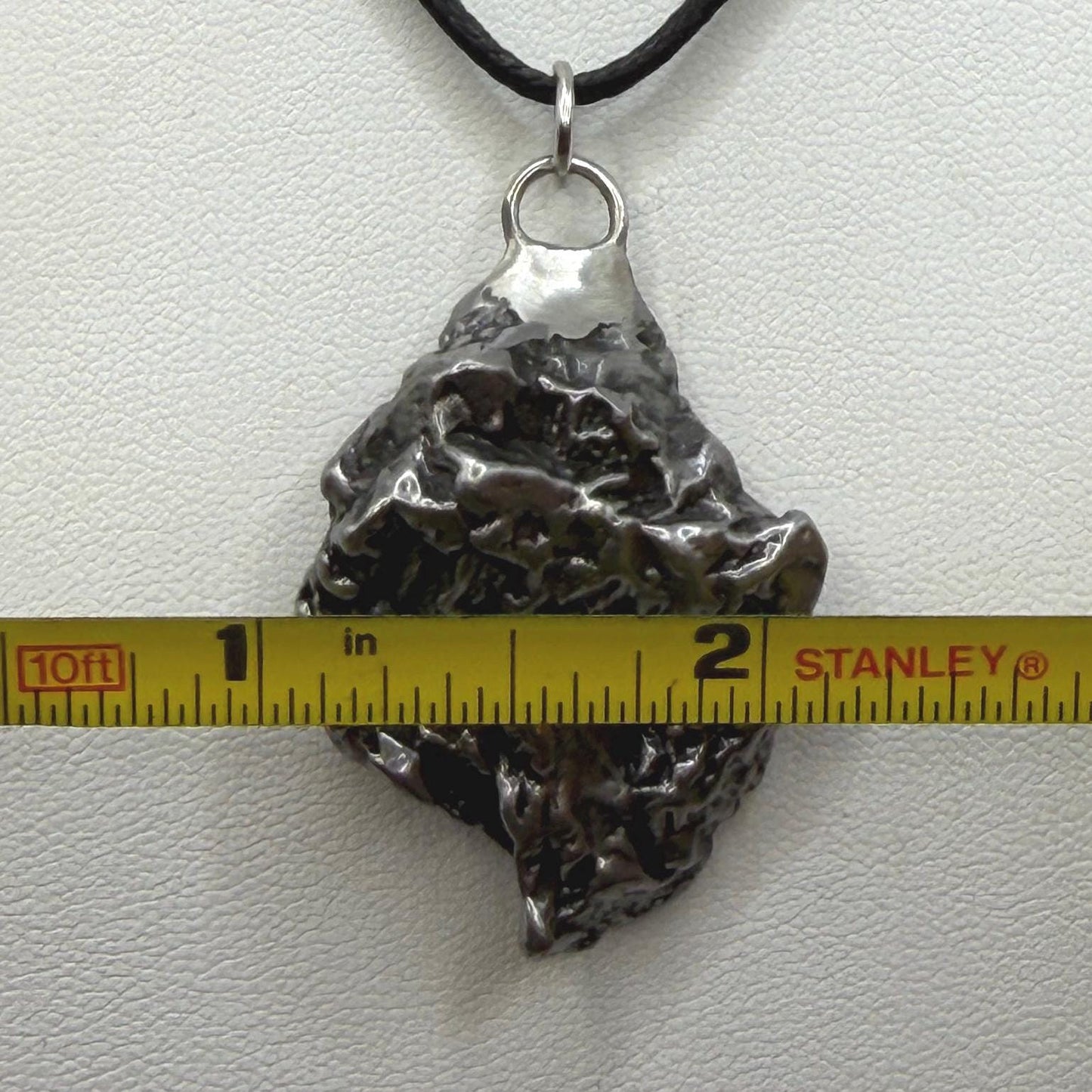 Campo del Cielo Meteorite Pendant: Authentic Iron Meteorite Jewelry, Space Gift, 26.29 grams