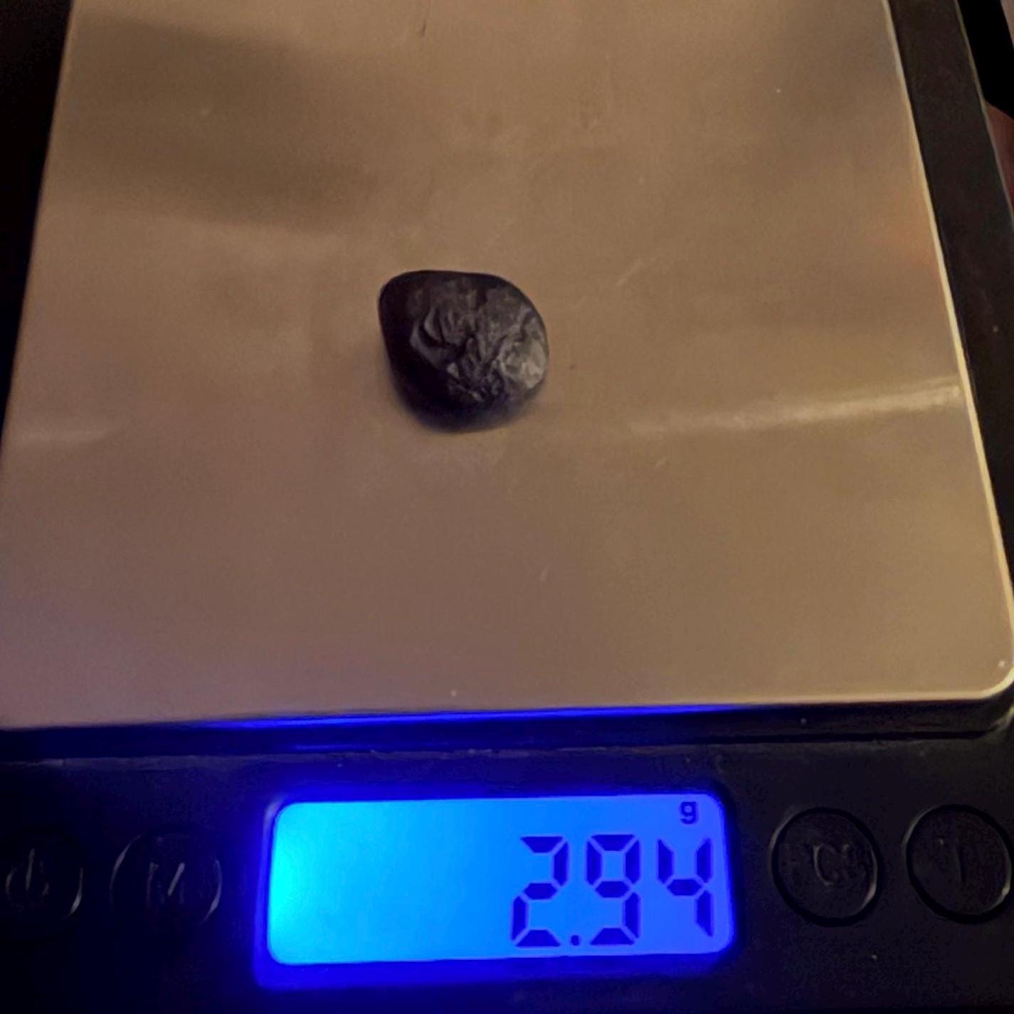 Rare Saffordite Stone: Arizona Cintamani Pseudo-Tektite, 2.94 grams