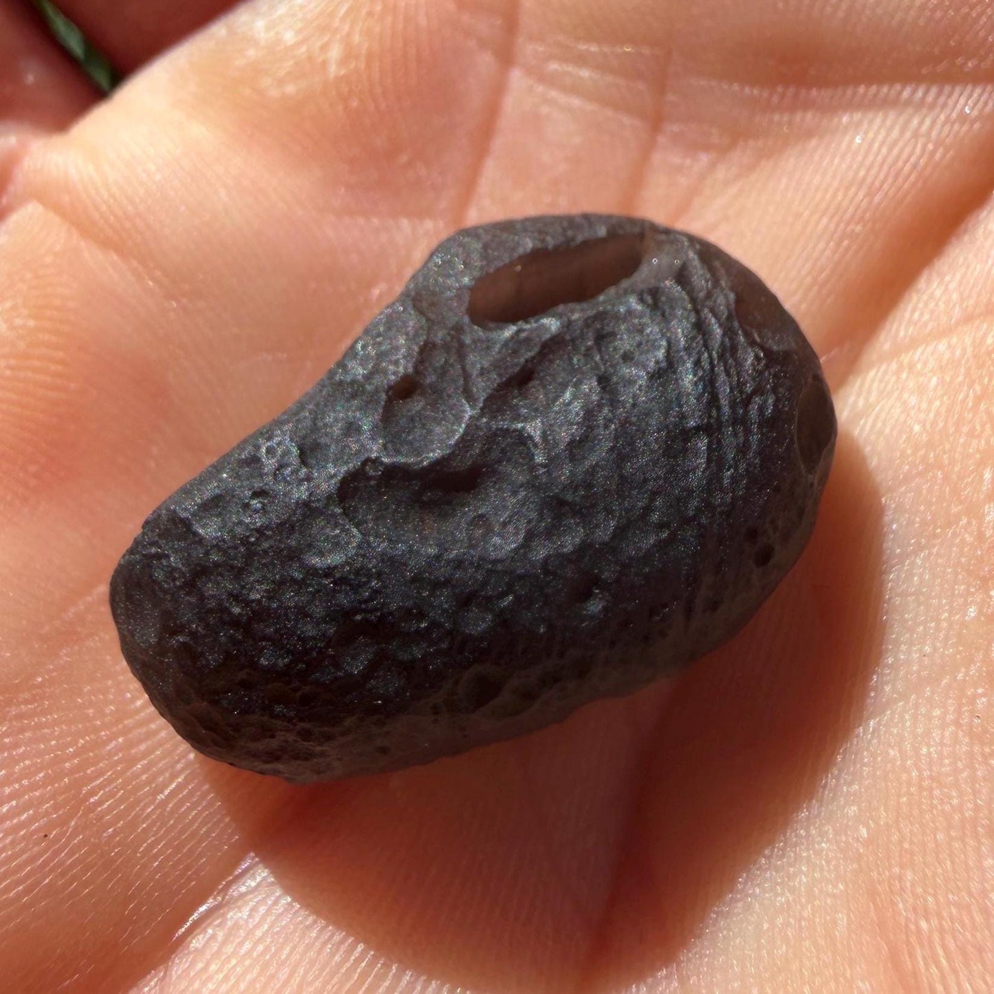 Saffordite Stone: Rare Cintamani, Arizona Tektite - 4.62 Grams