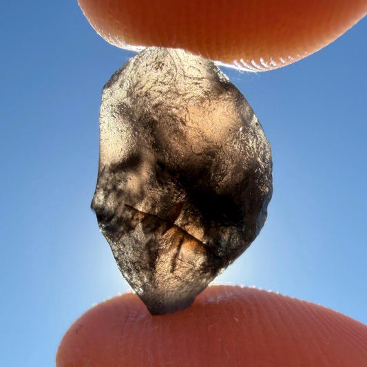 Saffordite Stone: Rare Cintamani, Arizona Tektite - 1.65 Grams