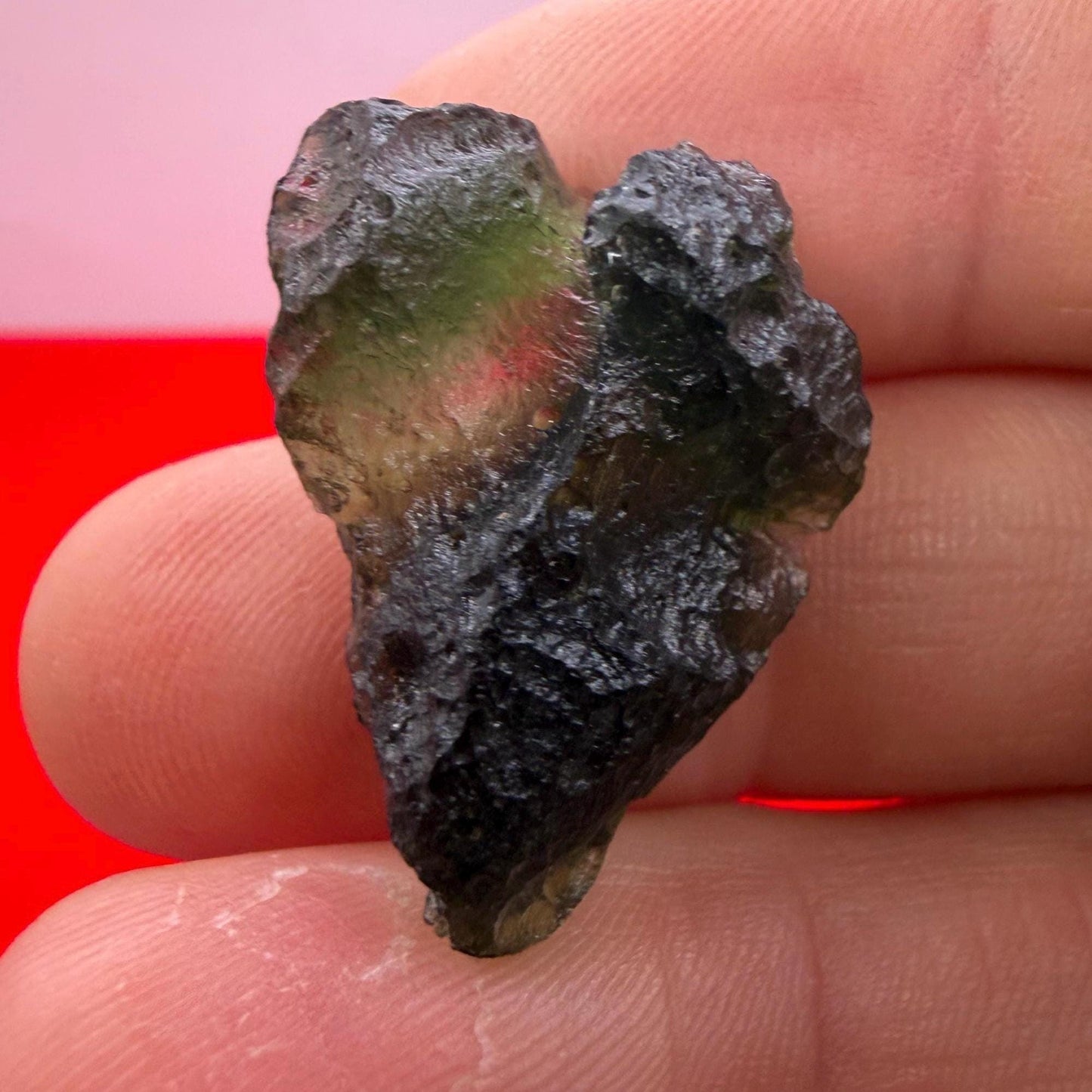 Authentic Moldavite Tektite Specimen: 4.0g/20ct