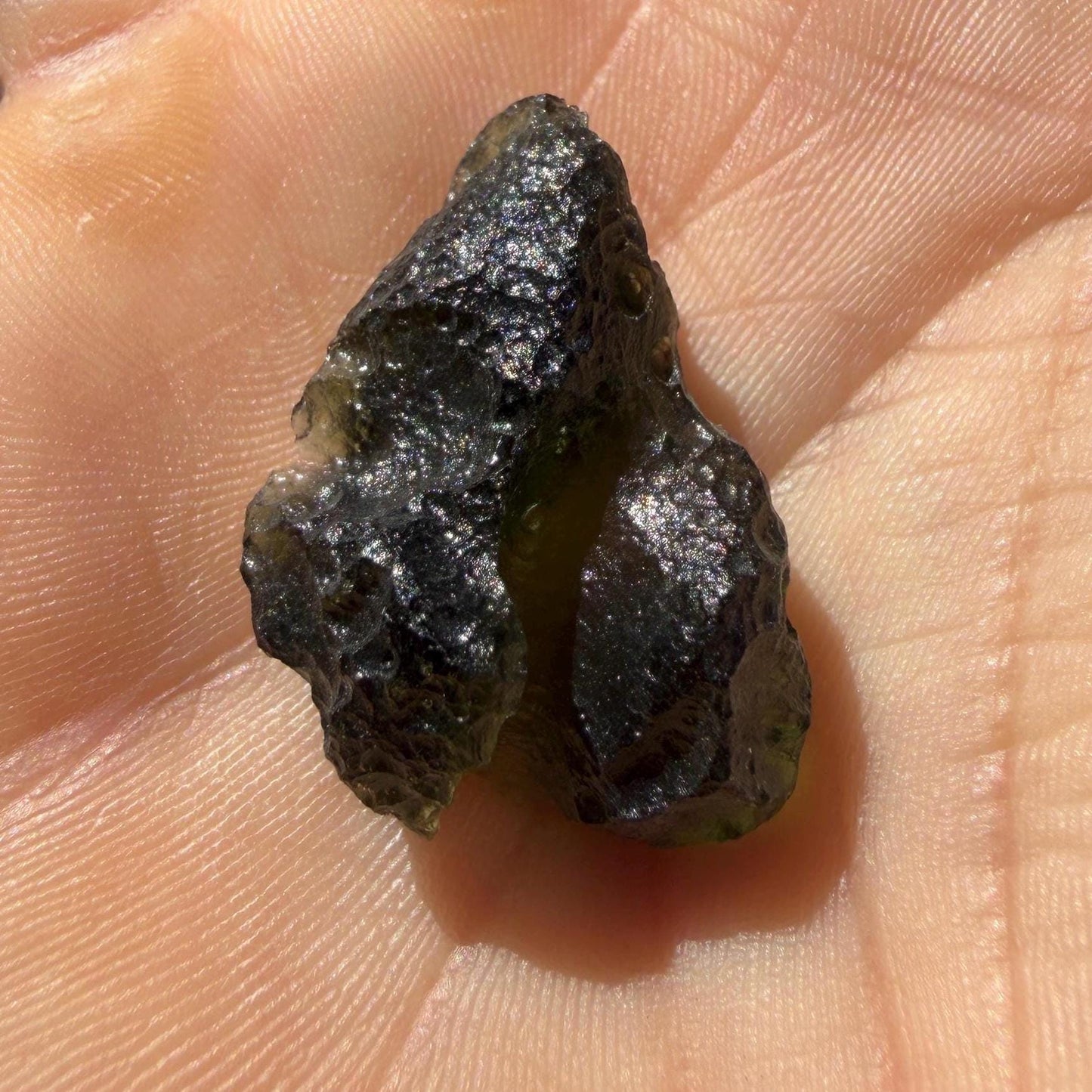 Authentic Moldavite Tektite Specimen: 4.0g/20ct