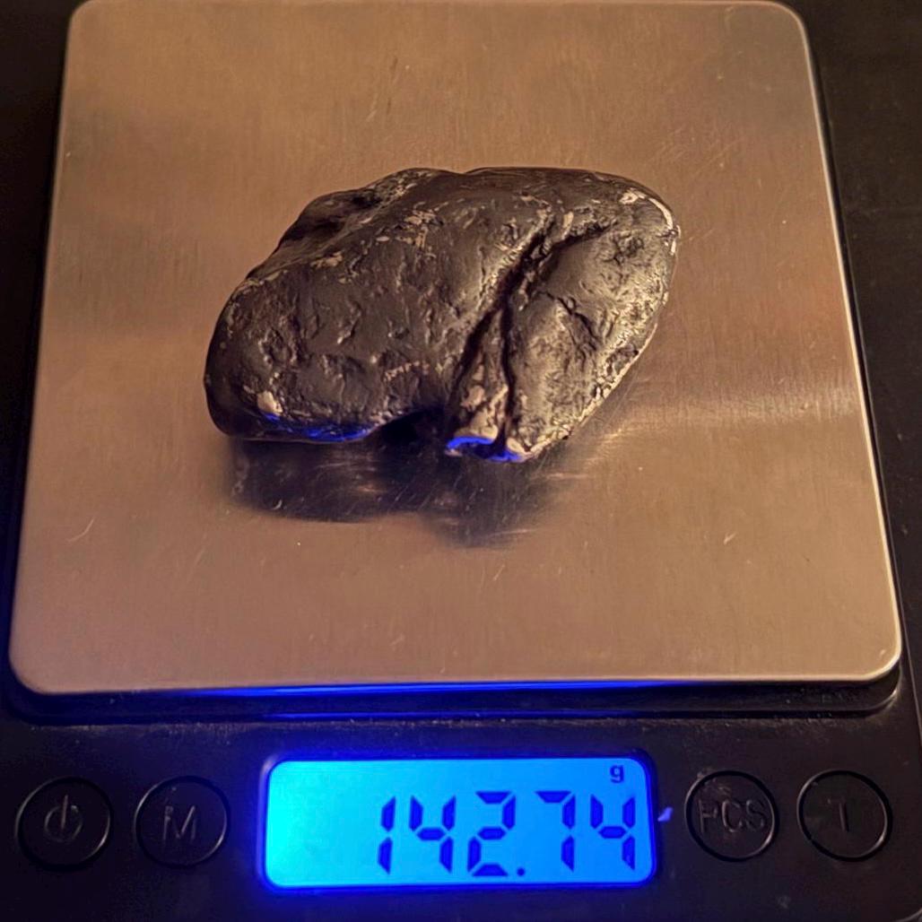 Uruacu Iron Meteorite: Rare IAB Specimen, Brazil, Astronomy Gift, 142.74g