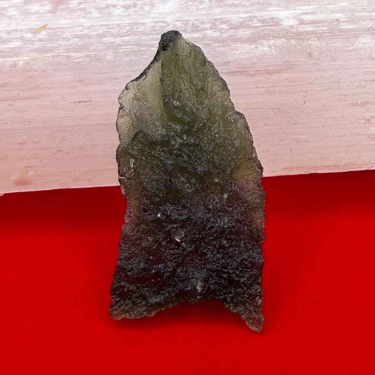 Authentic Moldavite Tektite Specimen: 4.56g/22.8ct
