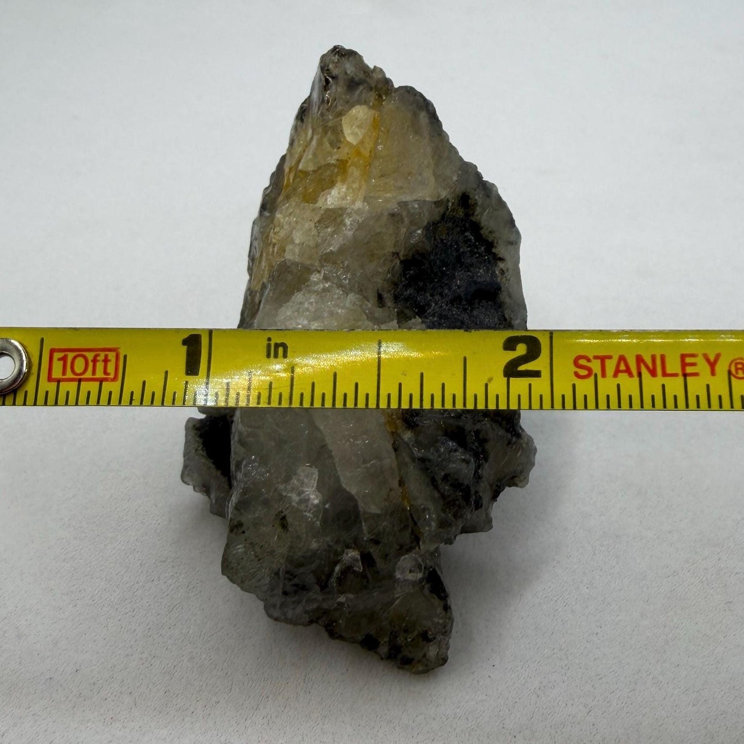 Rare Bicolor Brazilian Phenacite Crystal 45.90g Golden & Clear – Powerful Energy