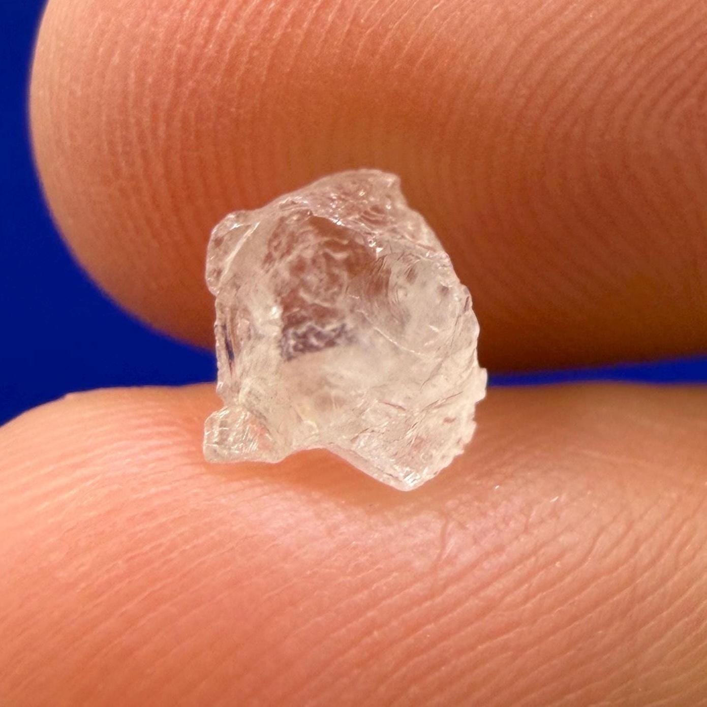 Nigerian Phenacite Crystal: Authentic Gemstone for Meditation 0.37g/1.85ct