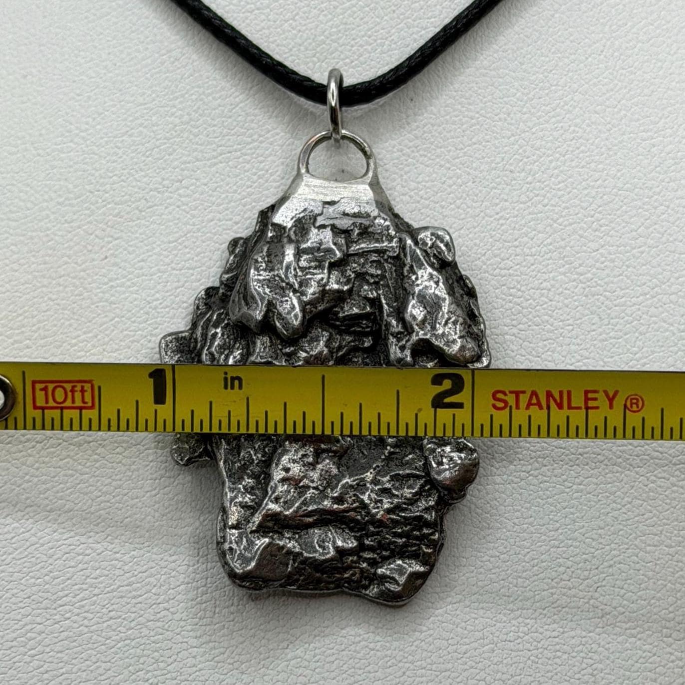 Campo del Cielo Meteorite Pendant: Authentic Iron Meteorite Jewelry, Space Gift, 20.91 grams