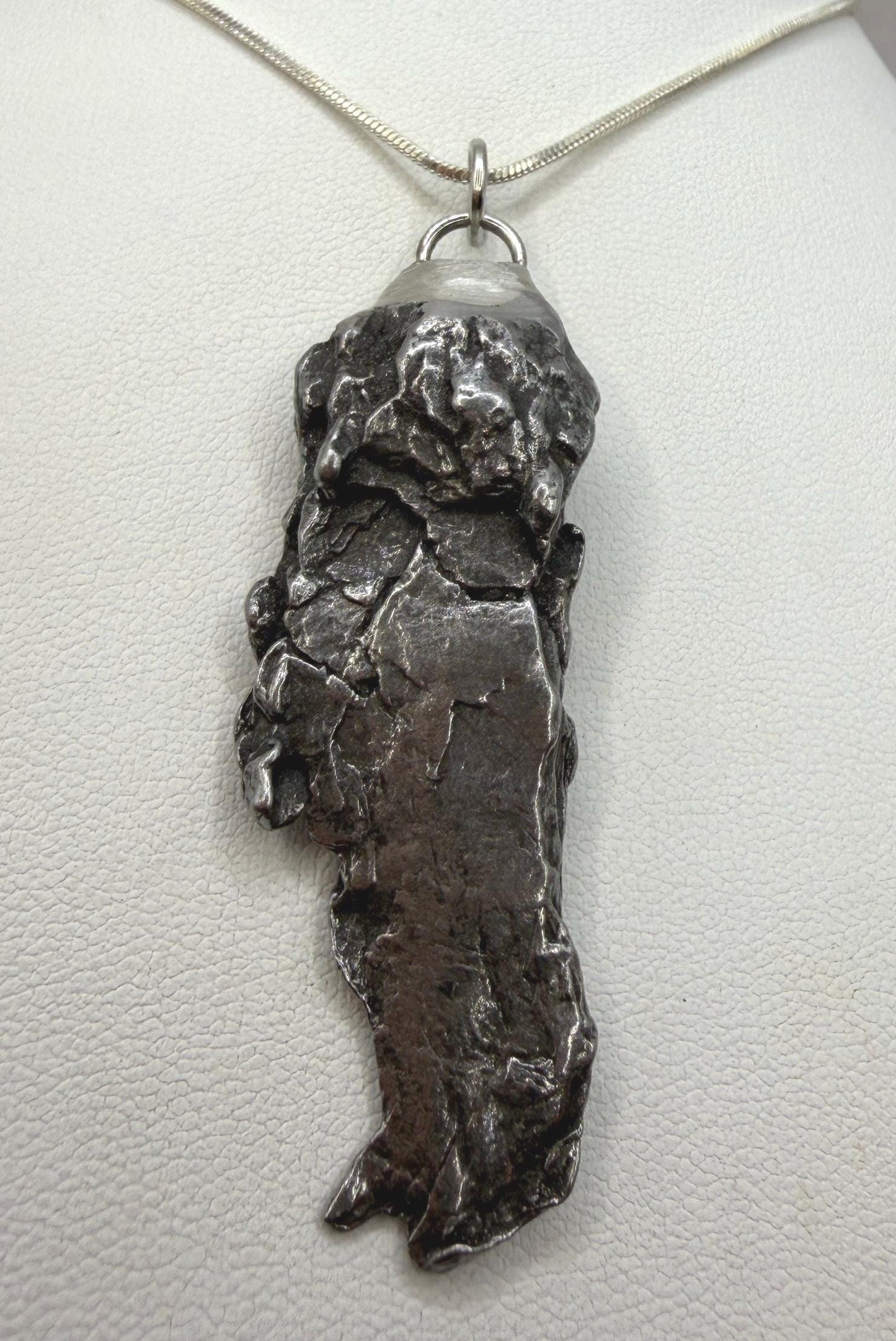 Campo del Cielo Meteorite Pendant: Authentic Astronomy Gift, Space Pendant, 25.06 Grams