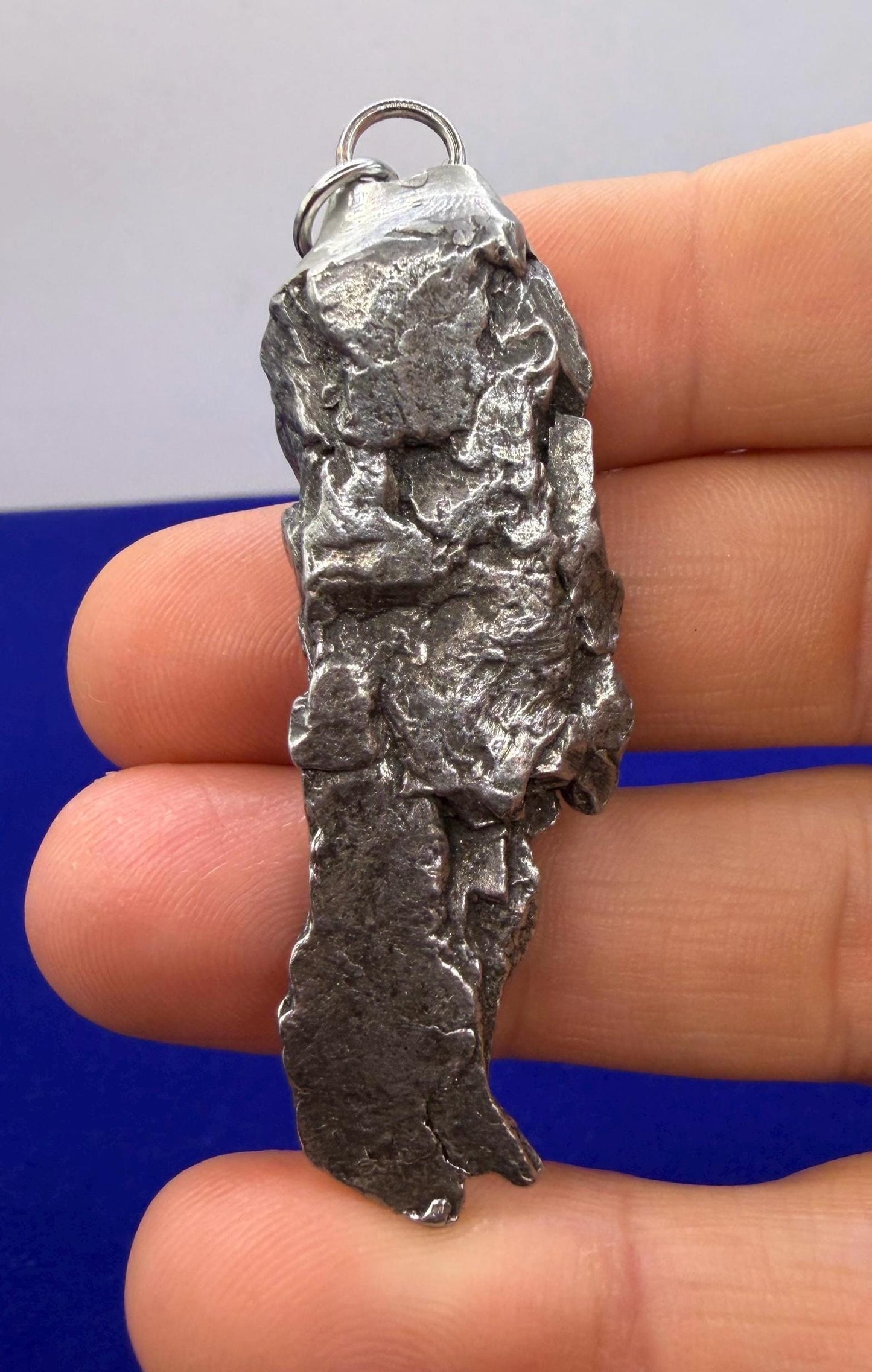 Campo del Cielo Meteorite Pendant: Authentic Astronomy Gift, Space Pendant, 25.06 Grams