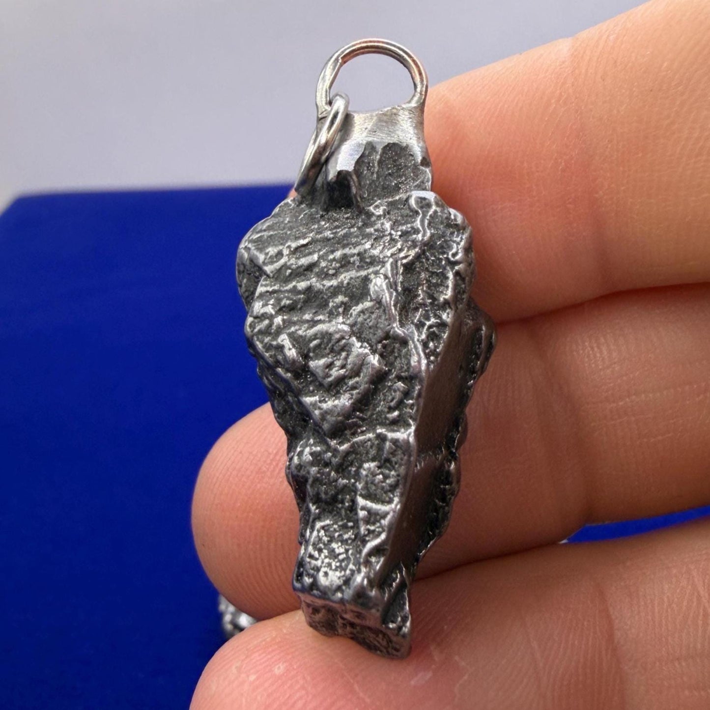 Campo del Cielo Meteorite Pendant: Authentic Astronomy Gift, Space Pendant, 16.68 Grams