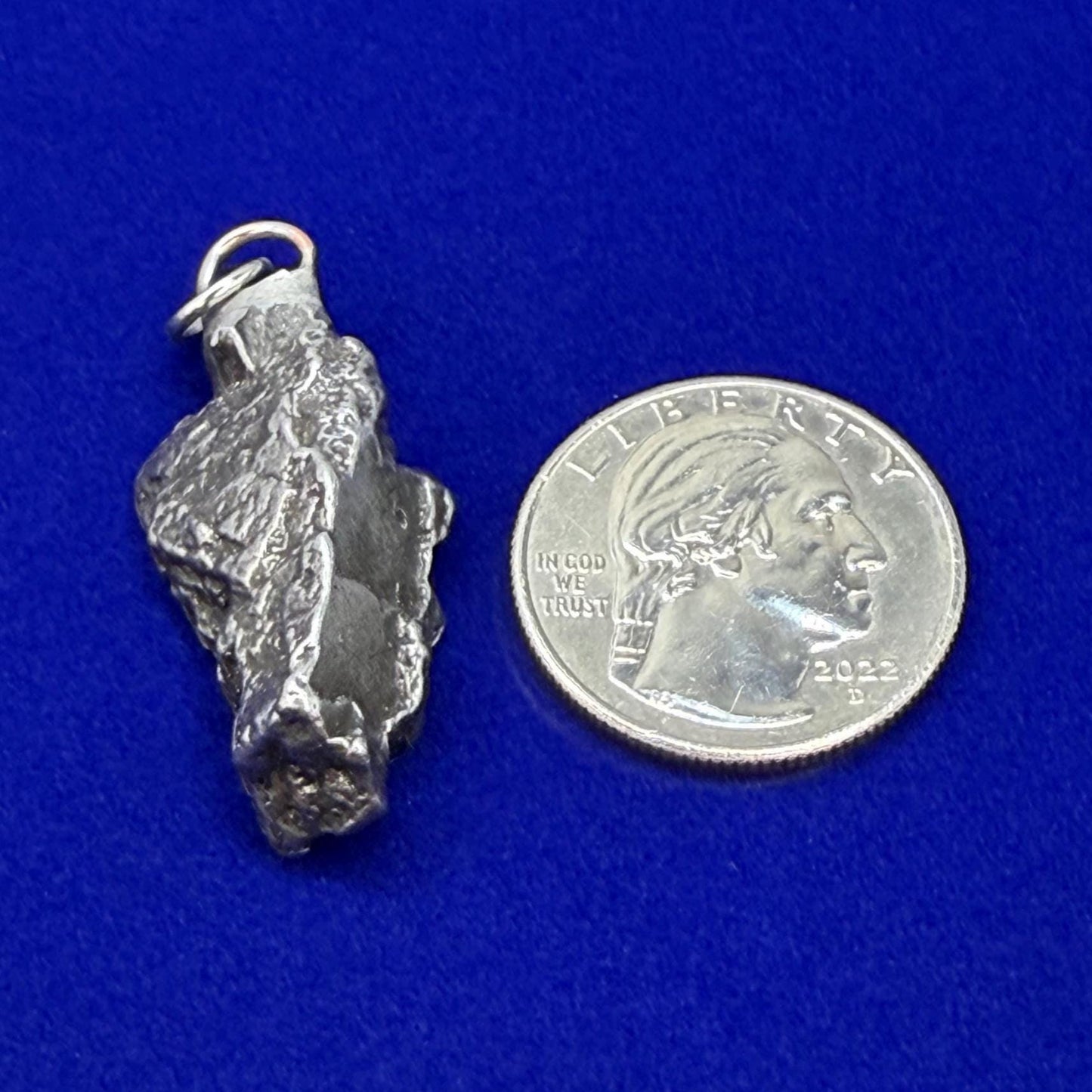 Campo del Cielo Meteorite Pendant: Authentic Astronomy Gift, Space Pendant, 16.68 Grams