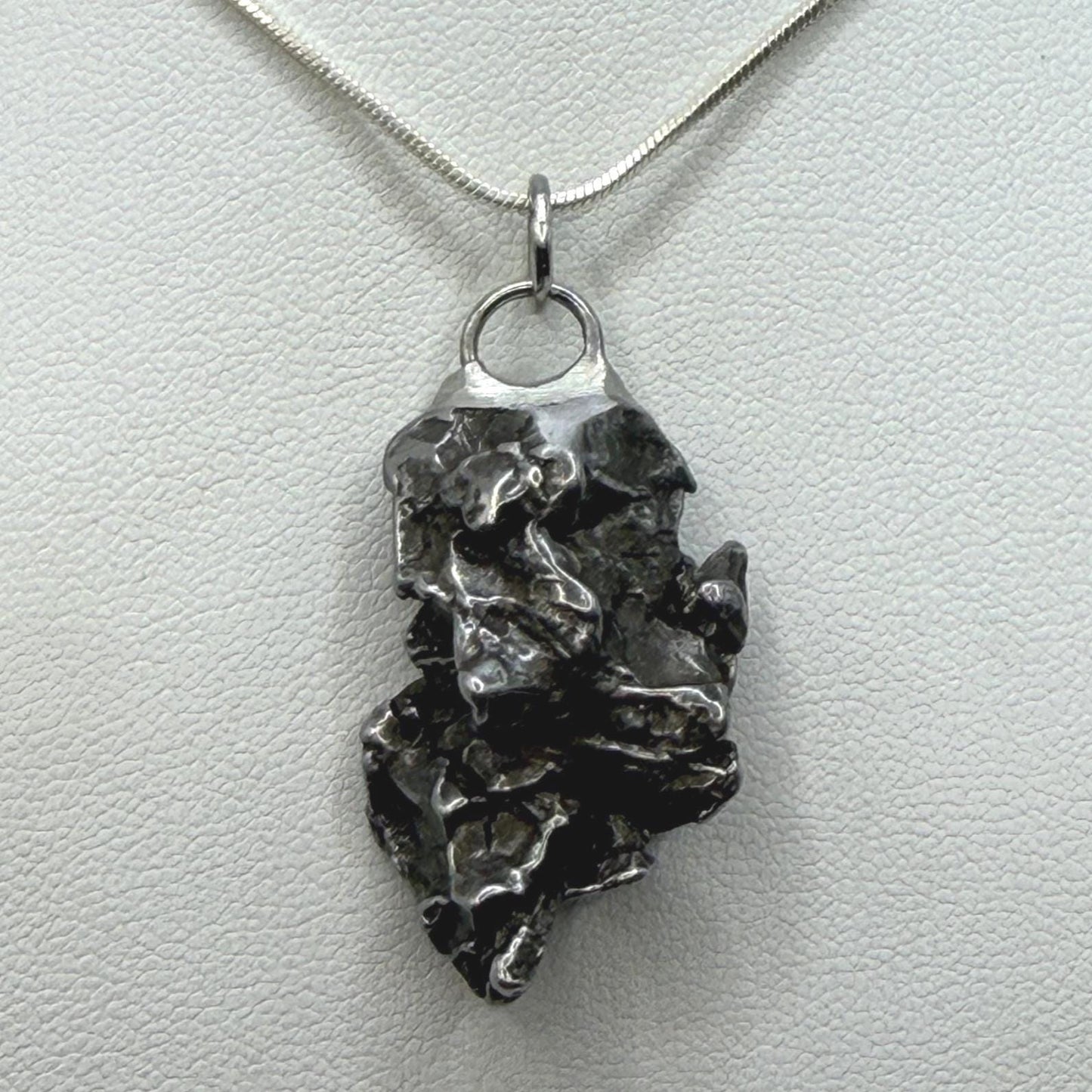 Campo del Cielo Meteorite Pendant: Authentic Astronomy Gift, Space Pendant, 12.87 Grams
