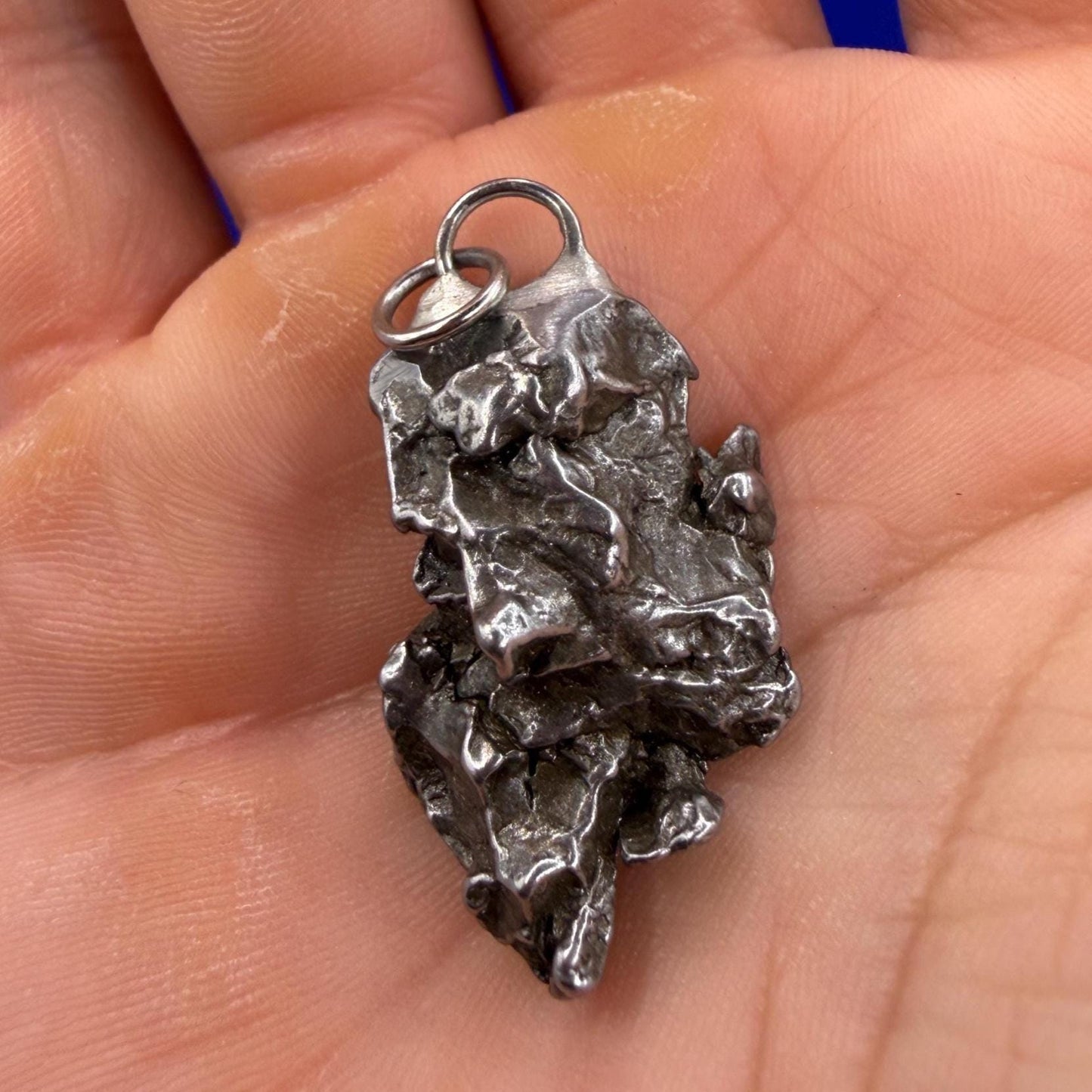 Campo del Cielo Meteorite Pendant: Authentic Astronomy Gift, Space Pendant, 12.87 Grams