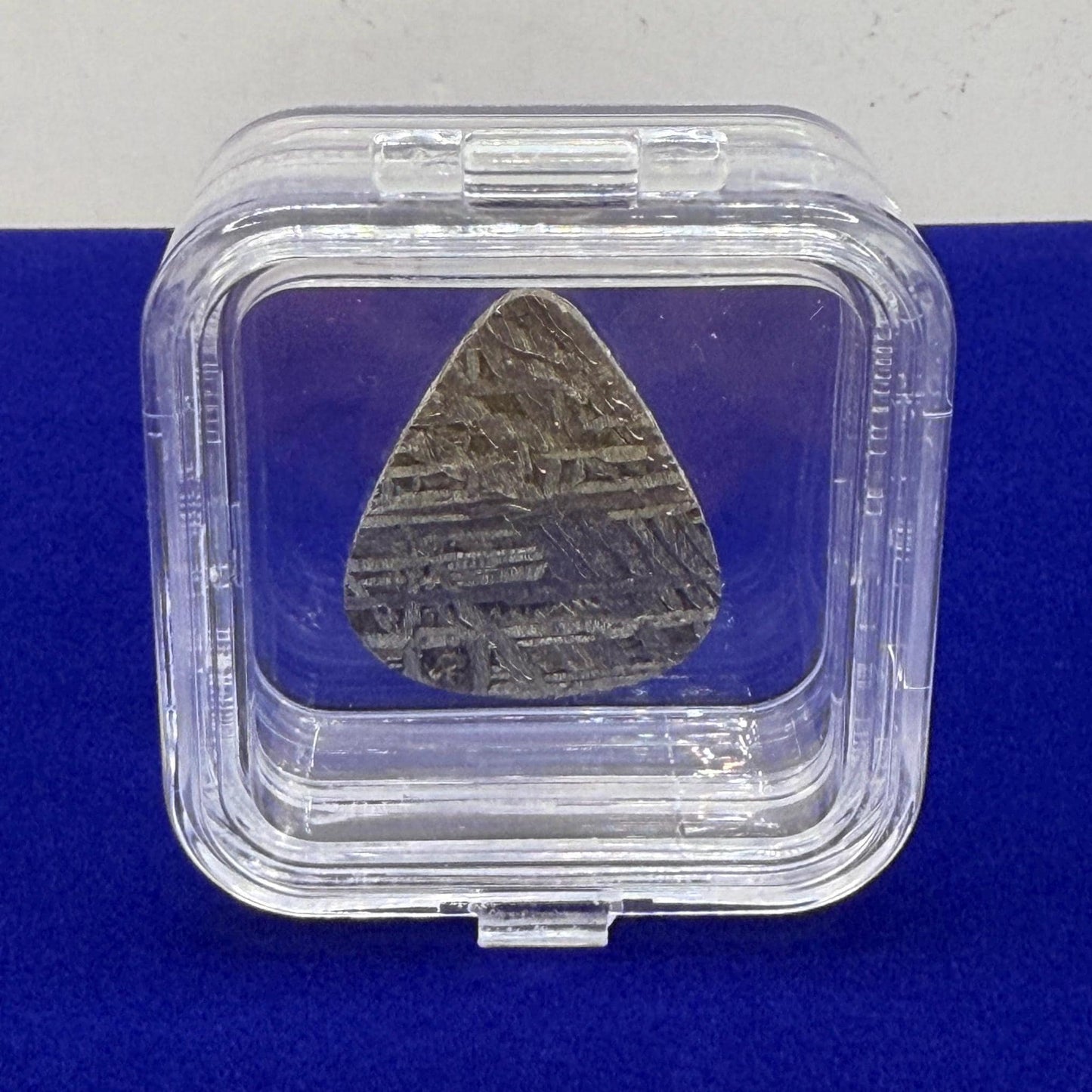 Aletai Meteorite Guitar Pick: Etched Iron, Unique Astronomy Gift, 8.08 grams