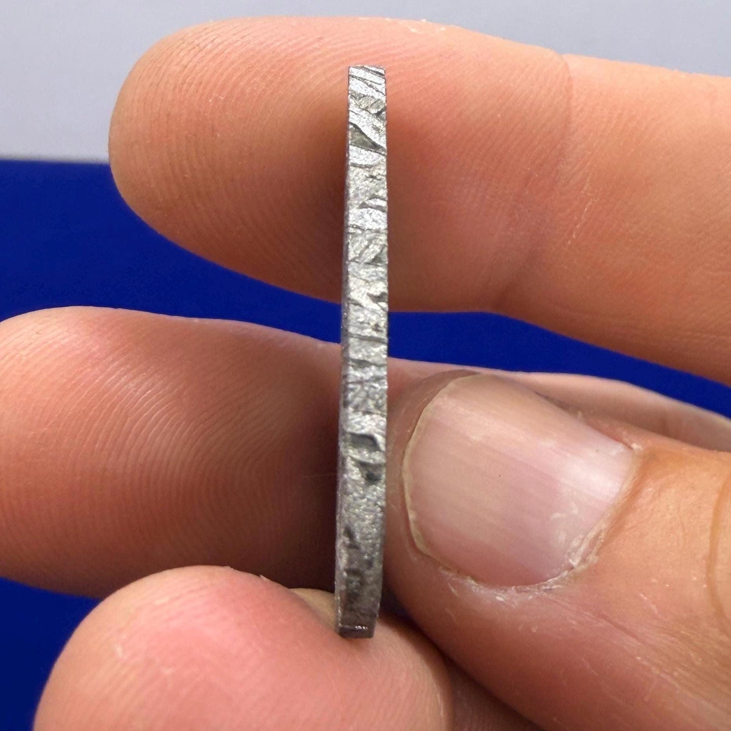 Aletai Meteorite Guitar Pick: Etched Iron, Unique Astronomy Gift, 8.08 grams