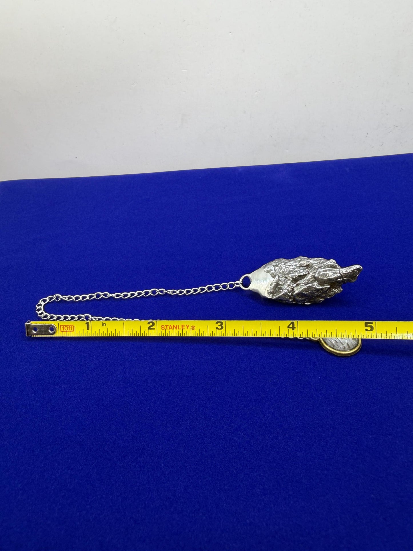 Campo del Cielo Meteorite Pendulum, Rare Cosmic Divination Tool, Crystal Healing Gift, 30.65g