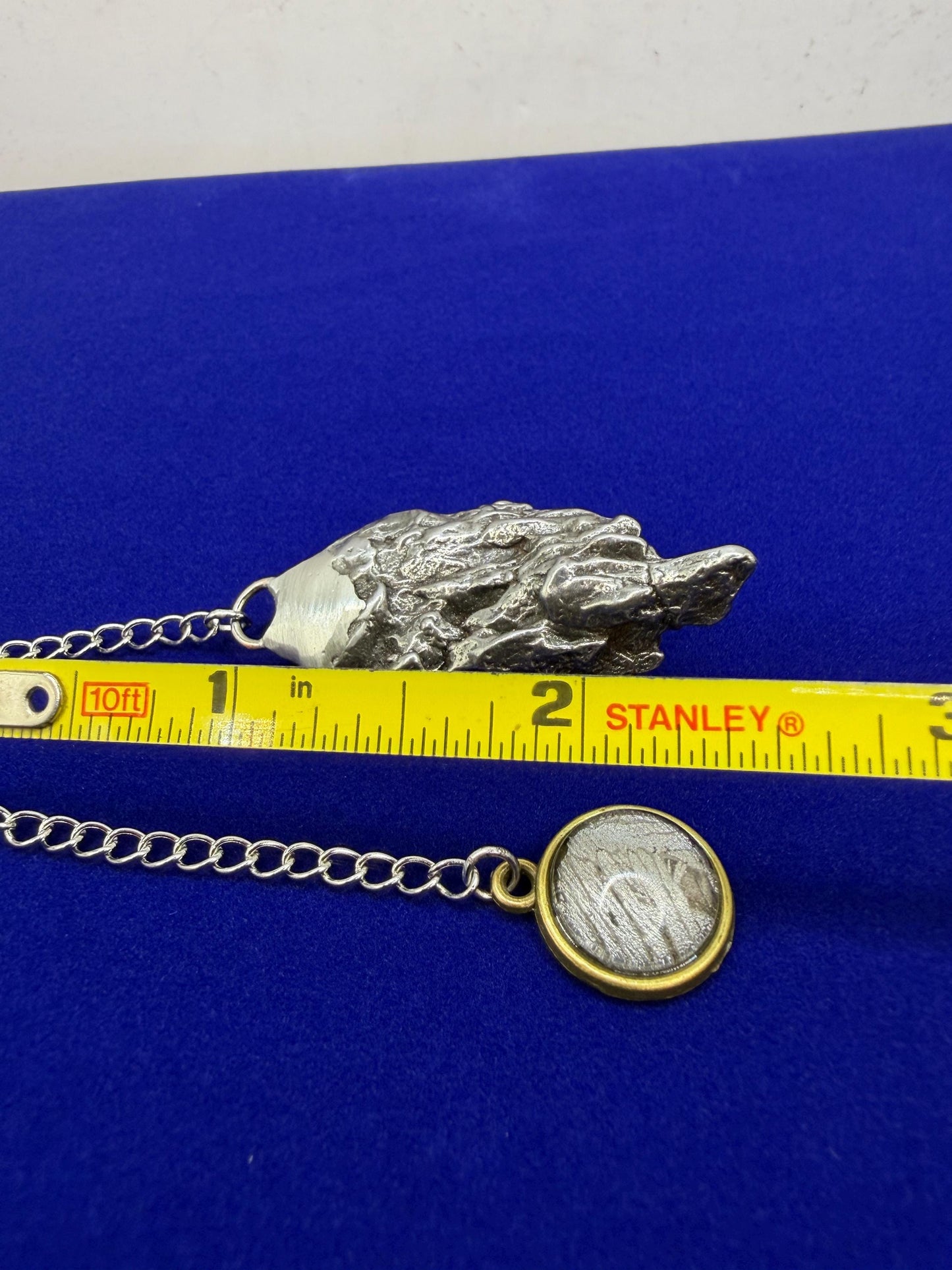 Campo del Cielo Meteorite Pendulum, Rare Cosmic Divination Tool, Crystal Healing Gift, 30.65g