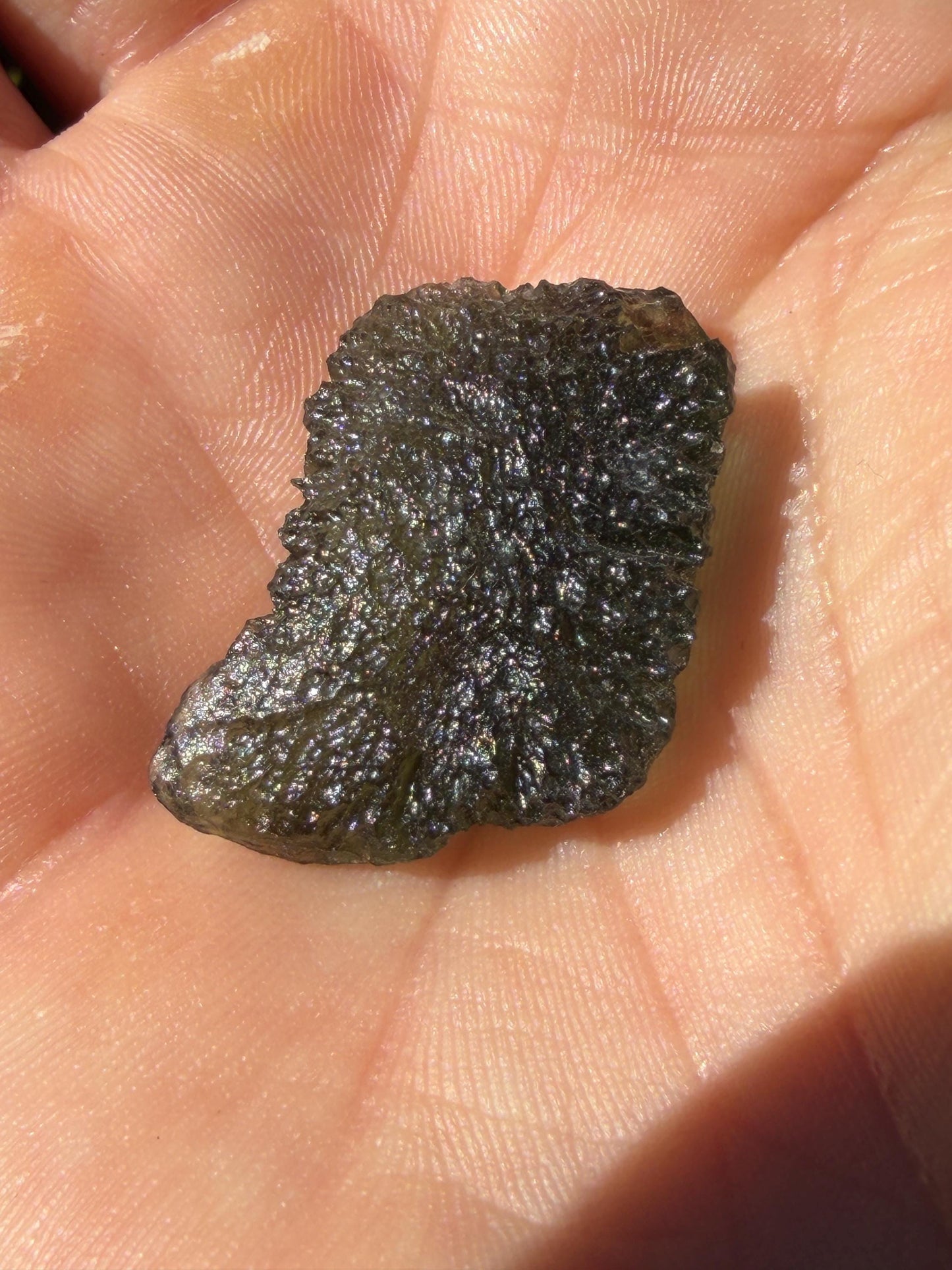 Authentic Moldavite Tektite Specimen, Czech Republic, 5.77 grams