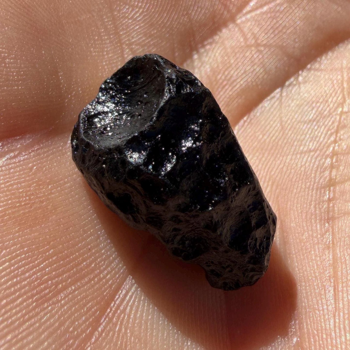 Indochinite Tektite: Indonesian Tektite, Energy Work Stone, 4.53 grams